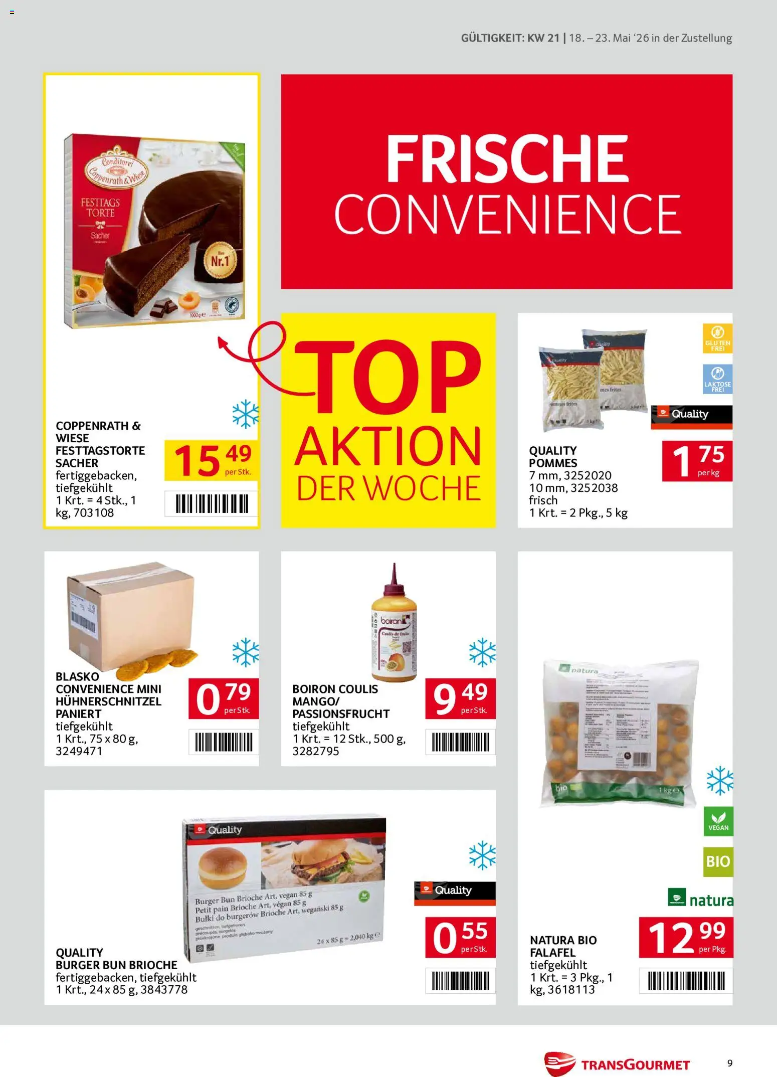 Transgourmet Zustellaktion gültig ab 18.05.2026 | Seite: 9