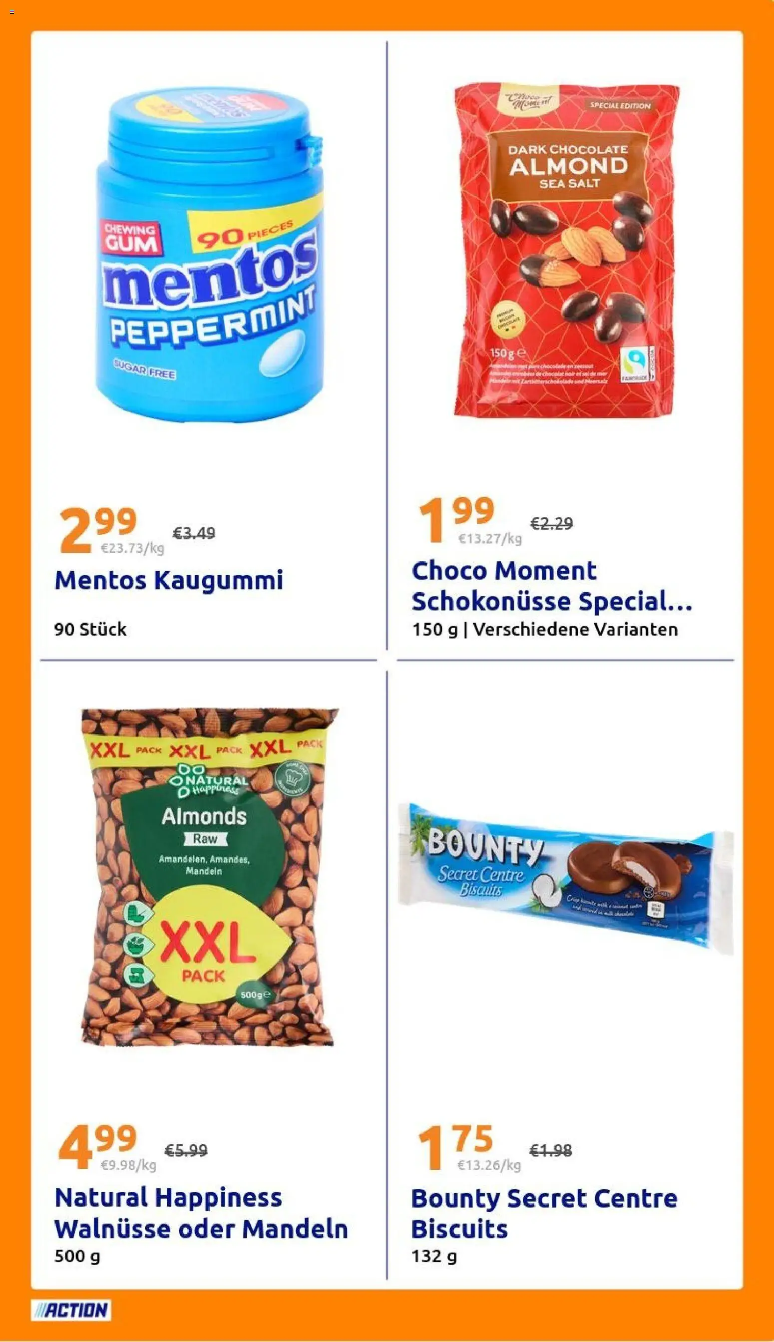 Action Prospekt – gültig ab 28.10.2026 | Seite: 31 | Produkte: Walnüsse, Kaugummi, Mandeln