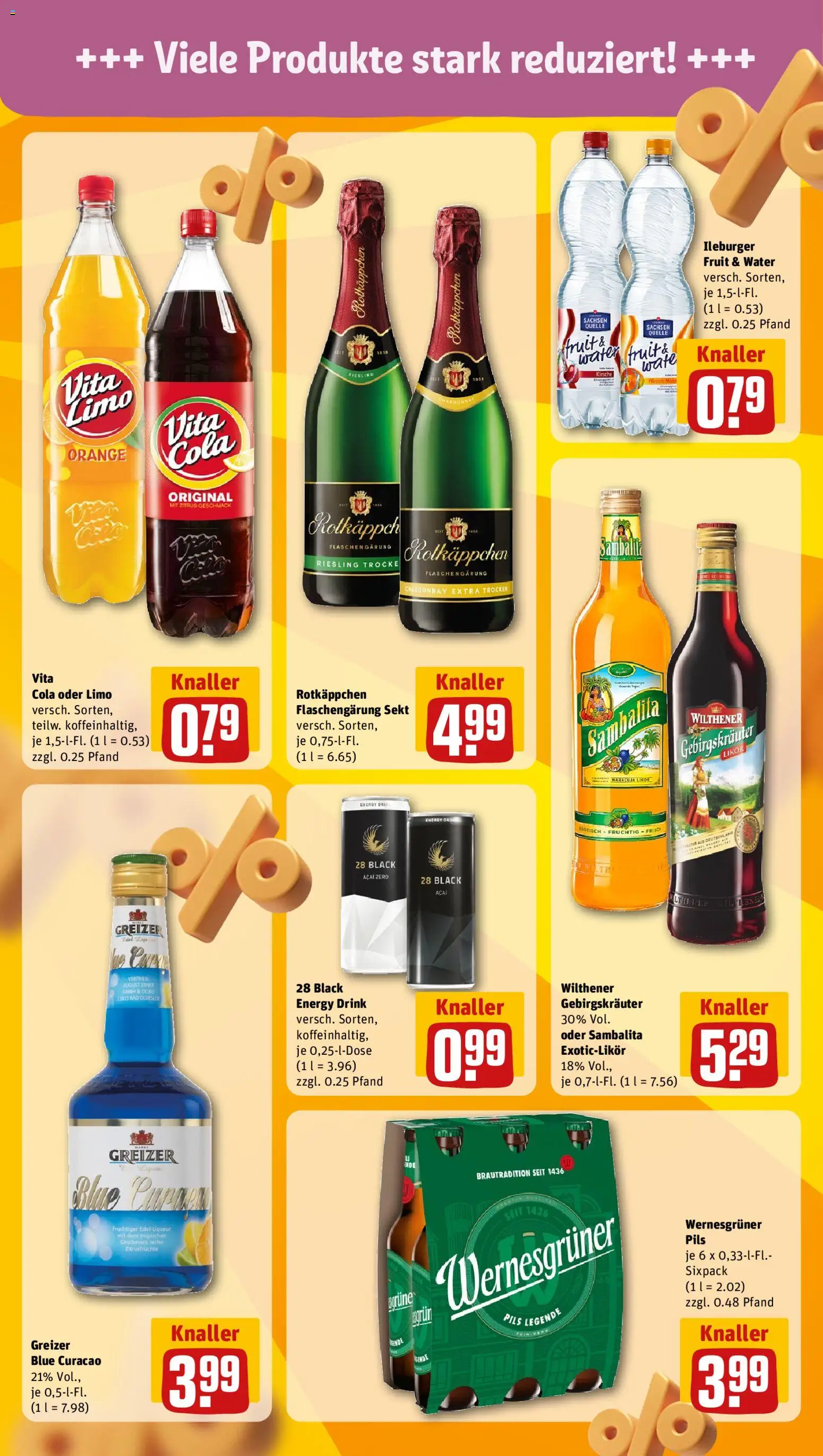 Rewe Prospekt 	 – gültig ab 23.02.2026 | Seite: 17 | Produkte: Energy, Wilthener, Likör, Wernesgruner