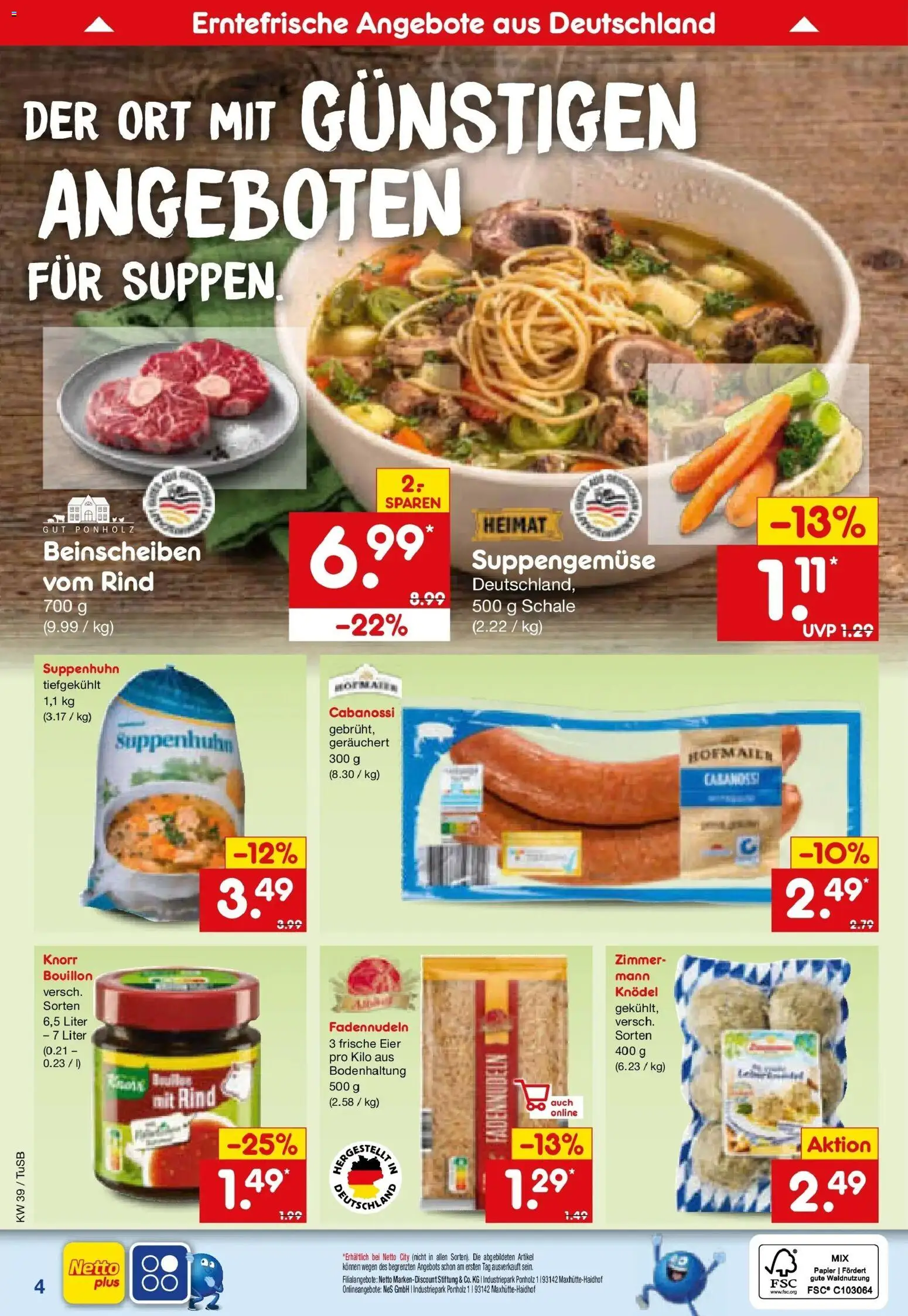 Netto Marken-Discount Prospekt Sindelfingen – gültig ab 21.09.2026 | Seite: 7 | Produkte: Eier, Knorr