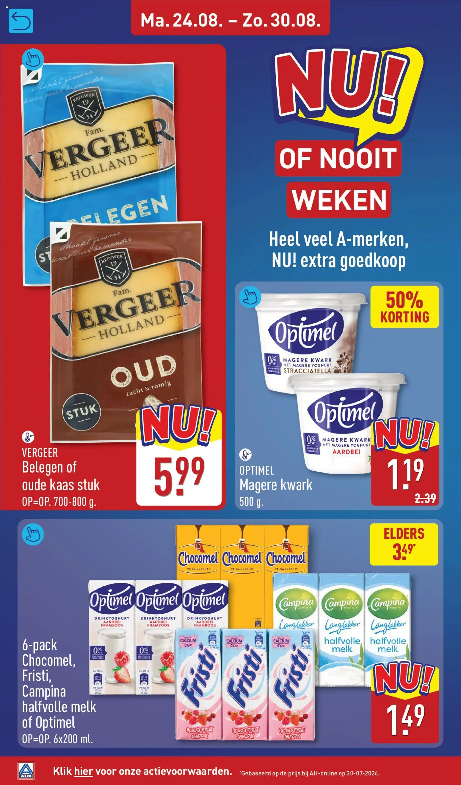 {H1} | Pagina: 26 | Producten: Haas, Melk, Kaas, Aardbei