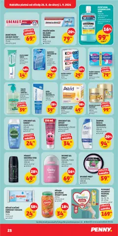 Náhled letáku MASKA NA VLASY PANTENE*, různé druhy 300 ml od 26.08.2026 | Strana: 25