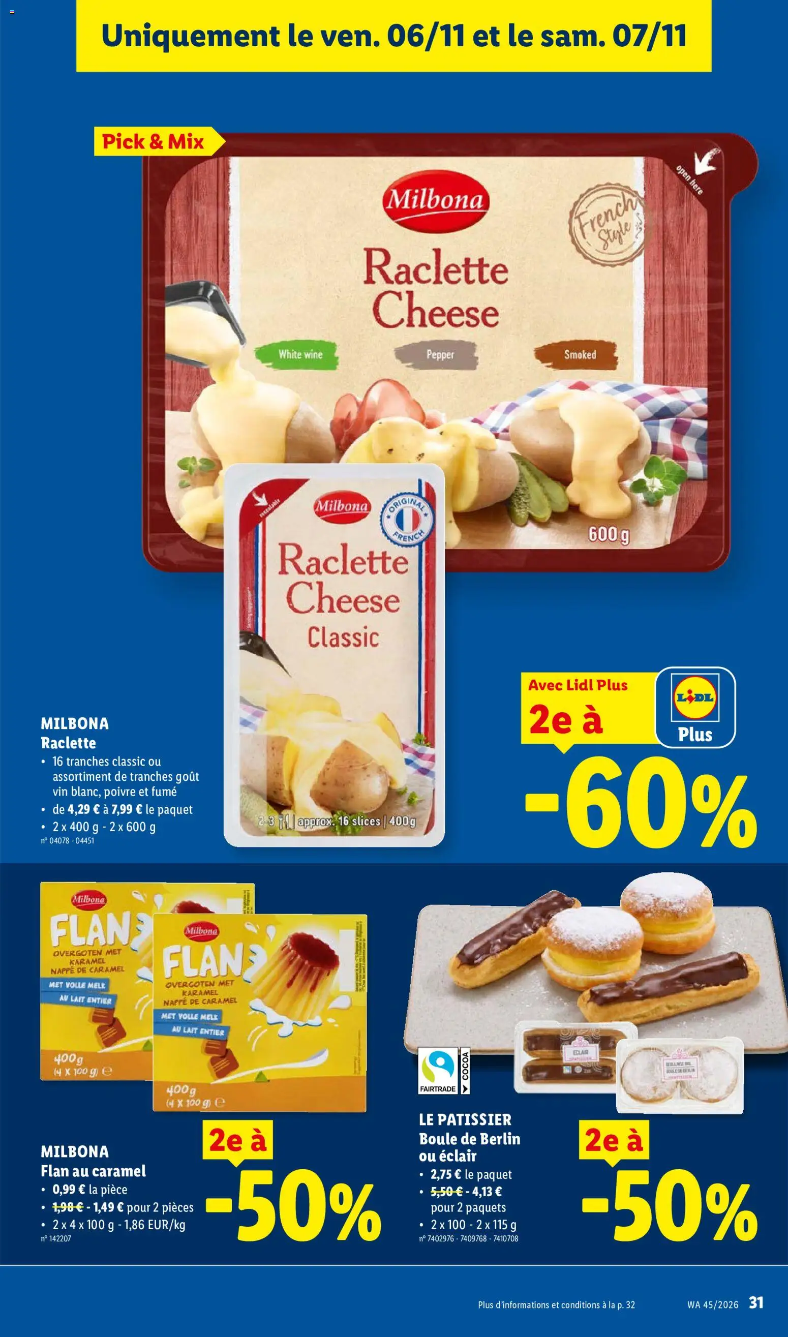 {H1} | Pagina: 31 | Producten: Volle melk, Dessert, La, Melk