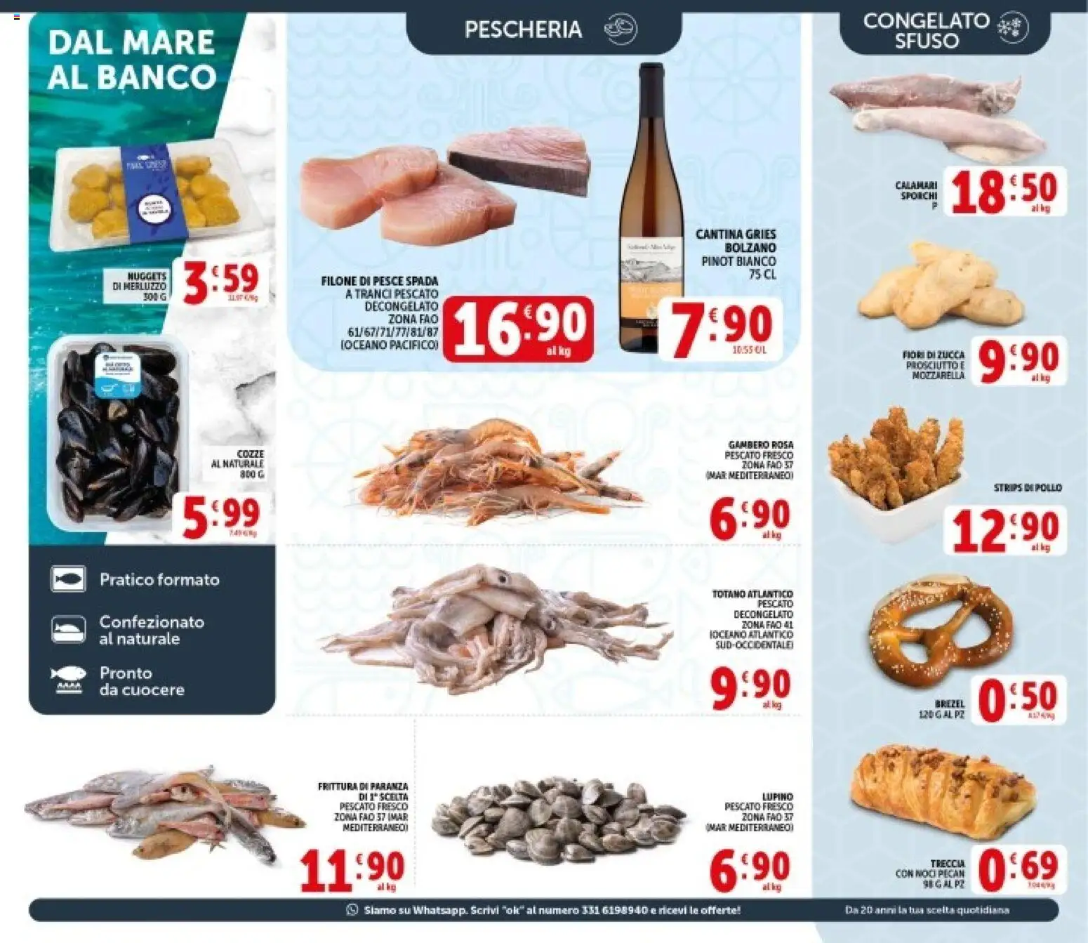 Volantino Decò del 11.06.2026 | Pagina: 7 | Prodotti: Pollo, Merluzzo, Nuggets, Noci