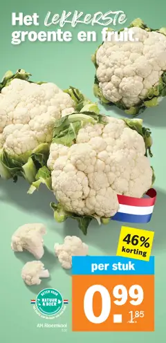 AH Bloemkool, Bloemkool - Voorbeeld van een folder van Albert Heijn, geldig van 06-07-2026 | Pagina: 7 | Producten: Bloemkool