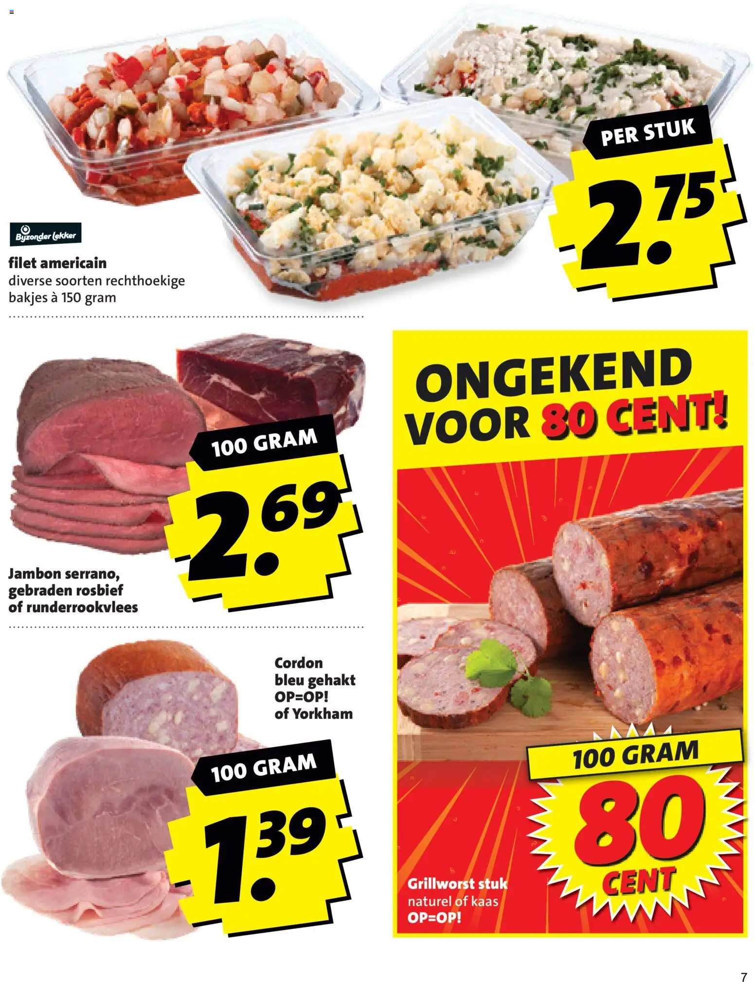 {H1} | Pagina: 7 | Producten: Kaas, Gehakt, Filet
