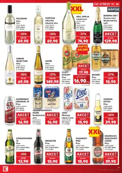 Náhled letáku BOHEMIA SEKT Šumivé víno/Nealkoholický sekt, různé druhy 0,75 l láhev od 21.10.2026 | Strana: 41
