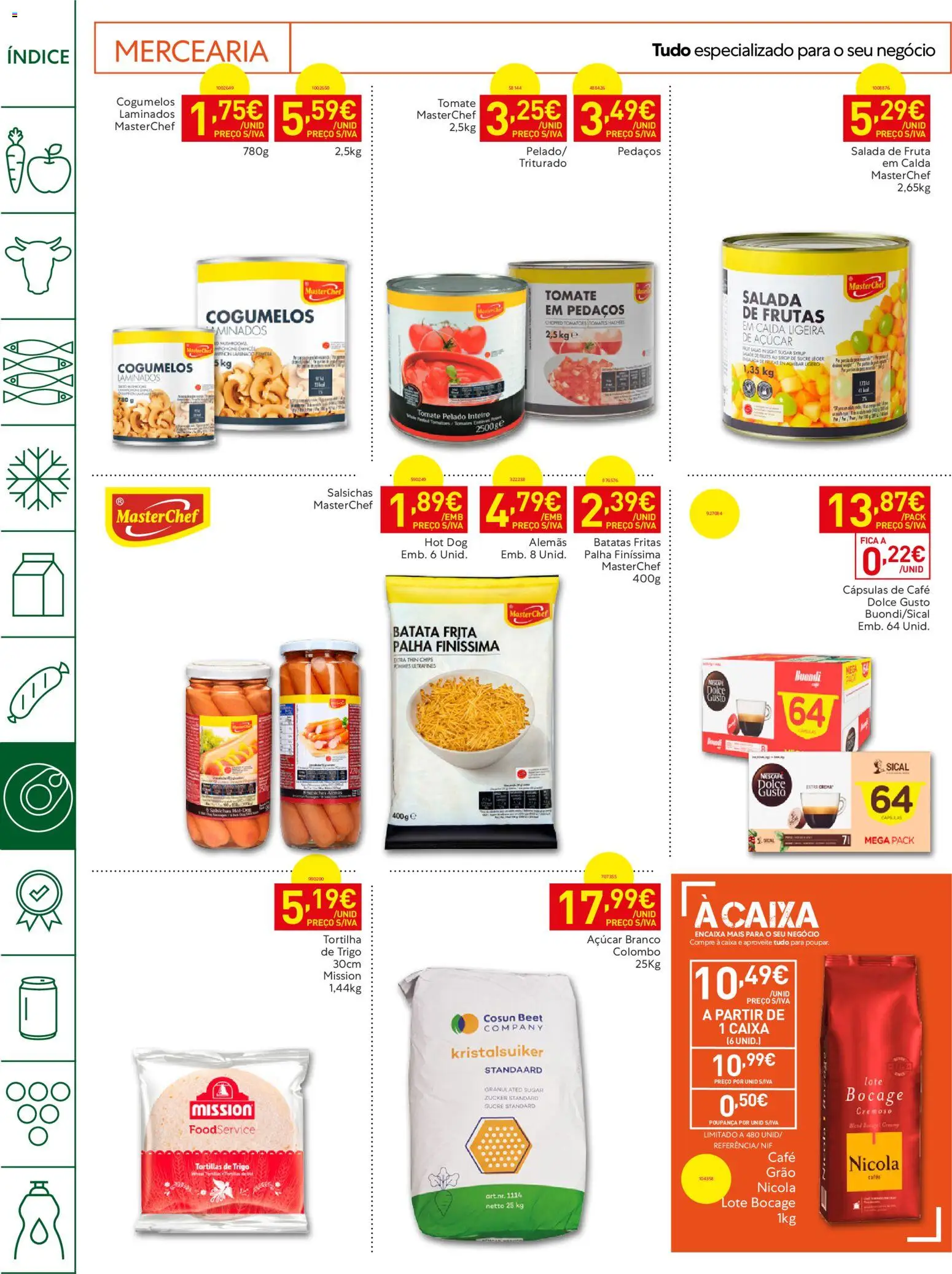 Recheio Horeca Madeira │ válido de 14/07/2026 | Página: 16 | Produtos: Batata, Café, Tomate, Dolce gusto
