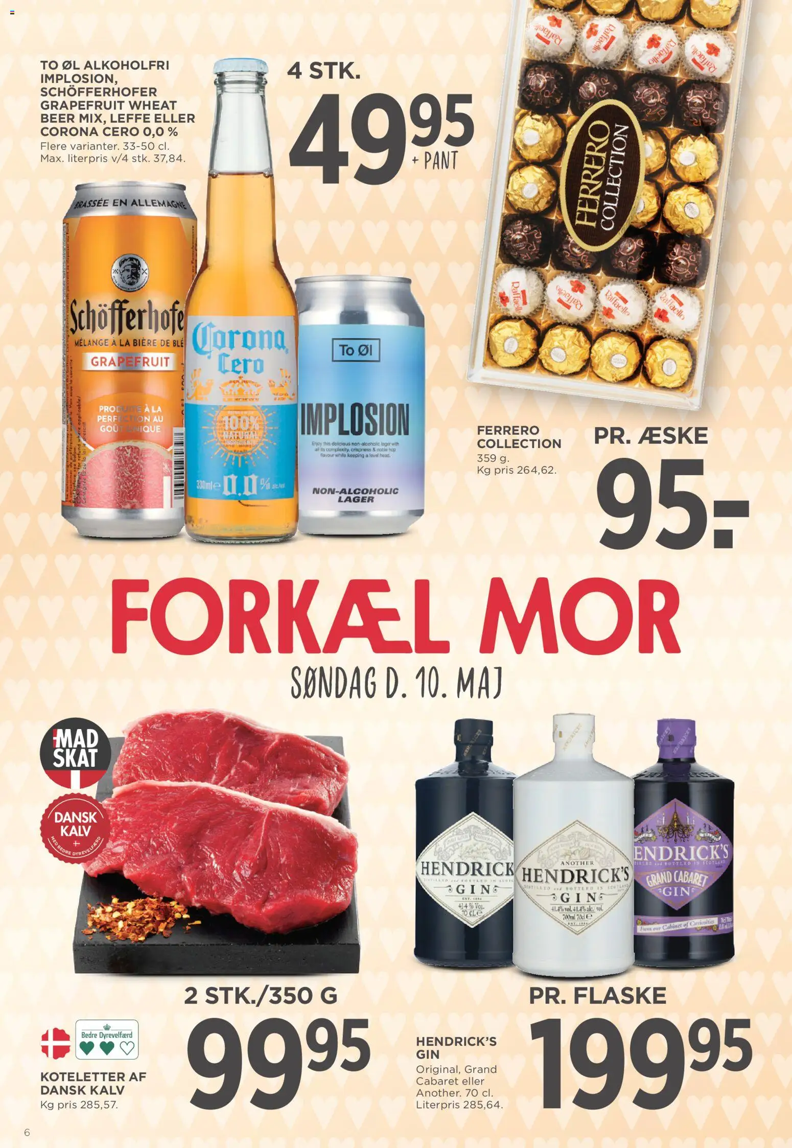 Meny tilbudsavis – gyldig fra 08.05.2026 | Side: 6 | Produkter: Øl, Koteletter, Is