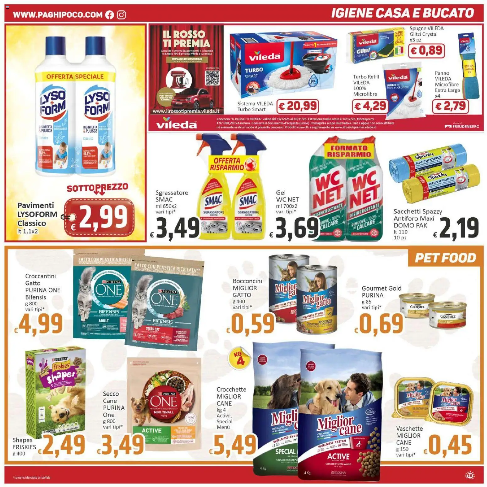 Volantino Paghi Poco del 28.04.2026 | Pagina: 19 | Prodotti: Manzo, Sgrassatore, Tacchino, Vaschette