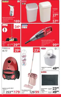 Ofertele Selgros valabile de la 21.08.2026 | Pagină: 20 | Produse: Aspirator cu sac, Storcător, Coș de gunoi, Mâner