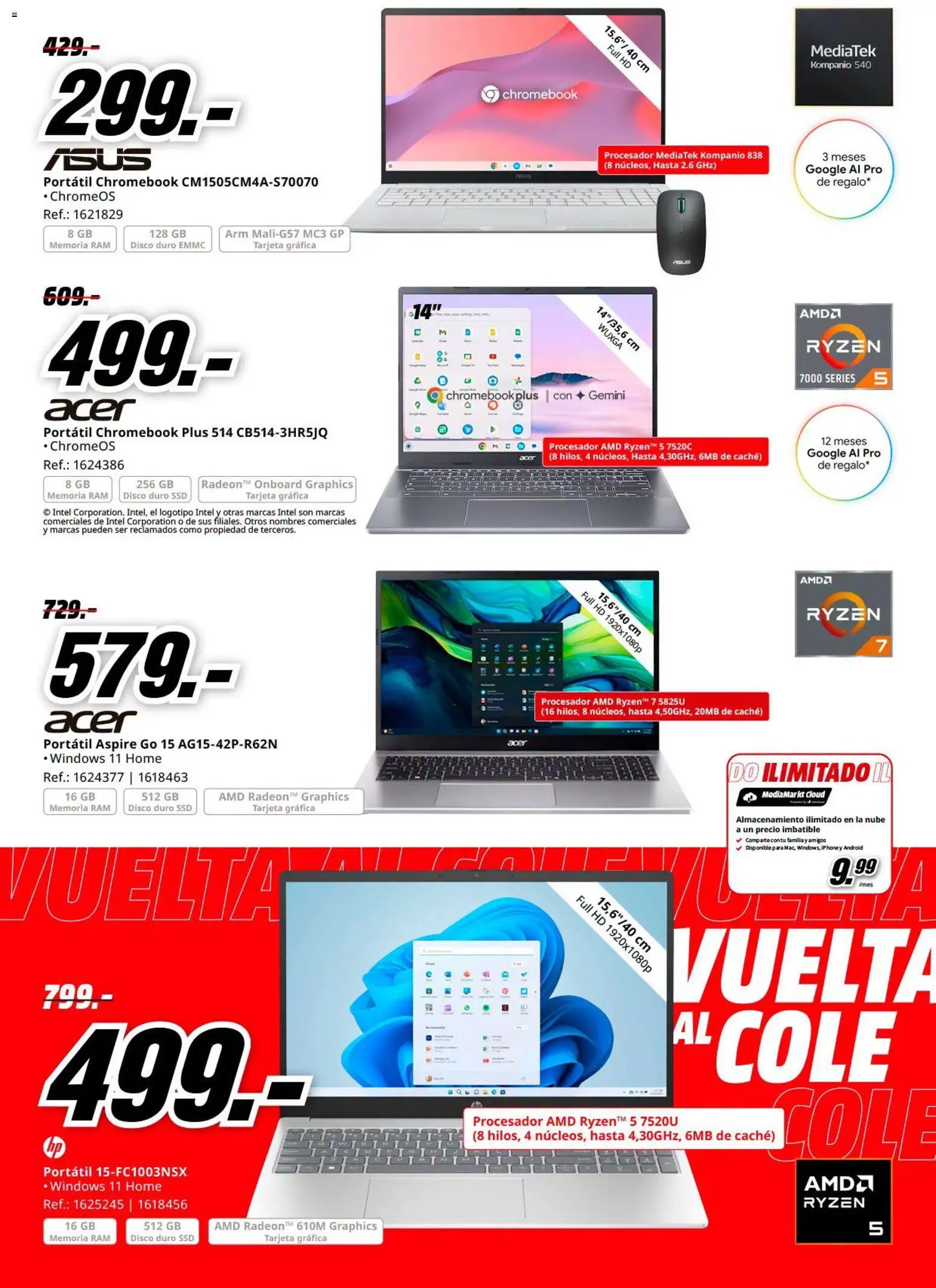 Media Markt Vuelta al Cole │ válido desde el 26/08/2026 | Página: 14 | Productos: Portátil, Disco