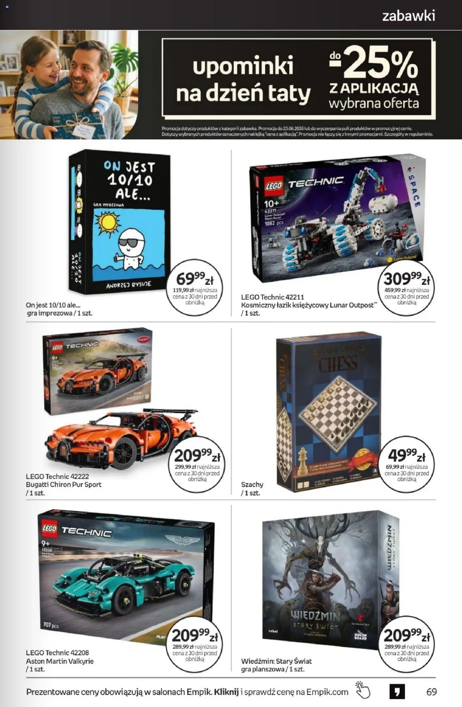 Empik promocje od 03.06.2026 | Strona: 69 | Produkty: Gra, Lego