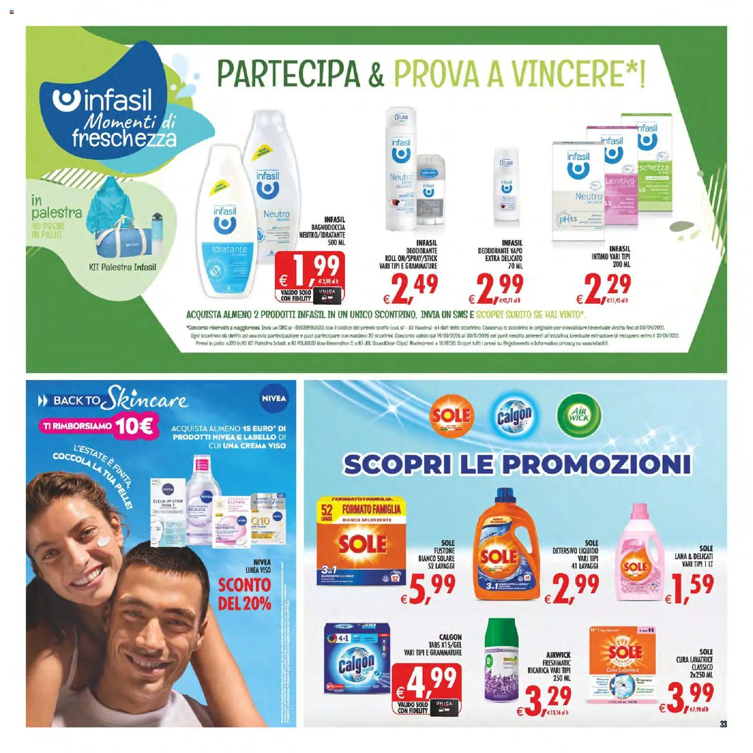 Volantino Decò del 11/09/2026 | Pagina: 36 | Prodotti: Crema, Deodorante, Crema viso, Lavatrice