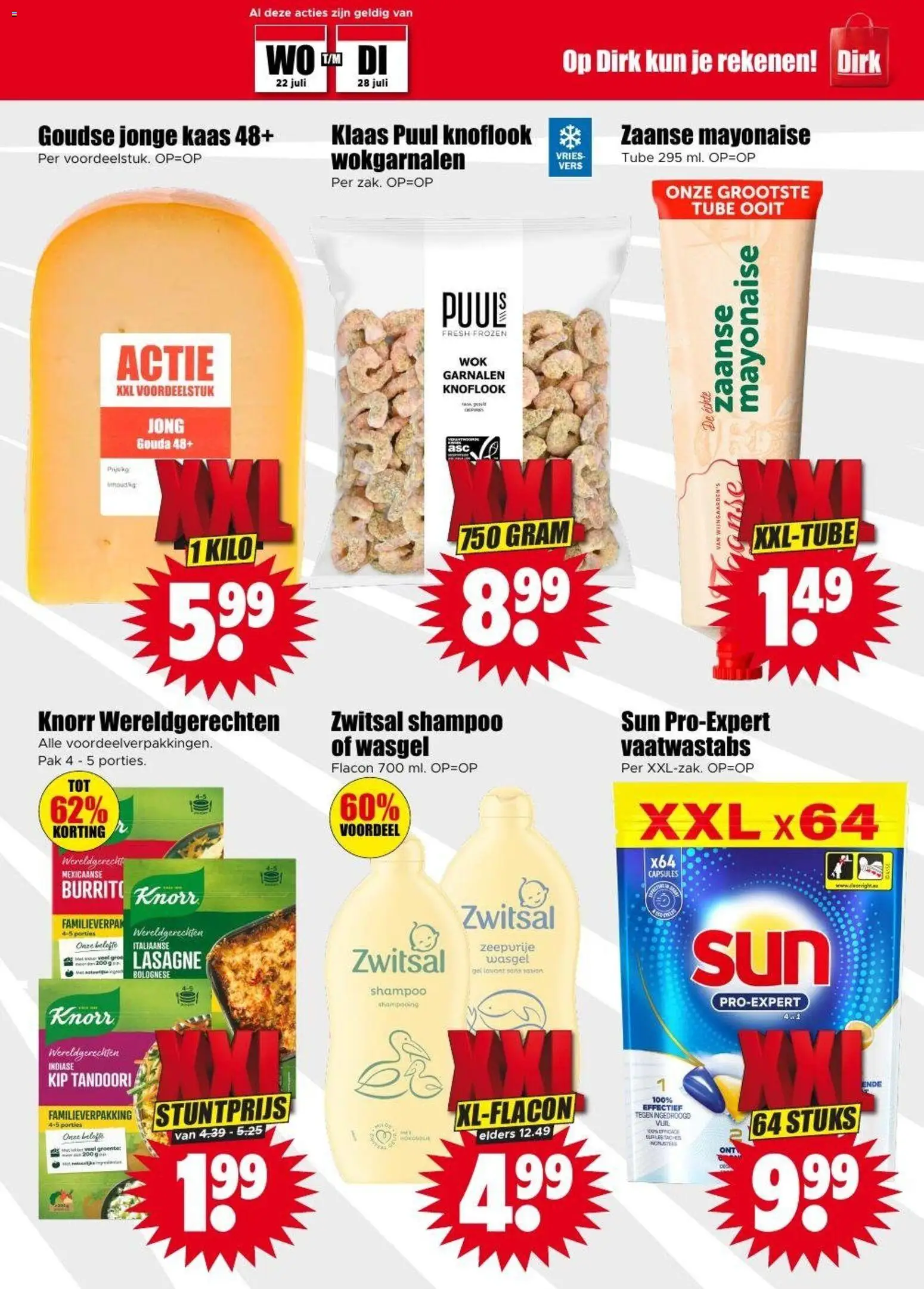 {H1} | Pagina: 13 | Producten: Burrito, Lasagne, Gel, Knoflook