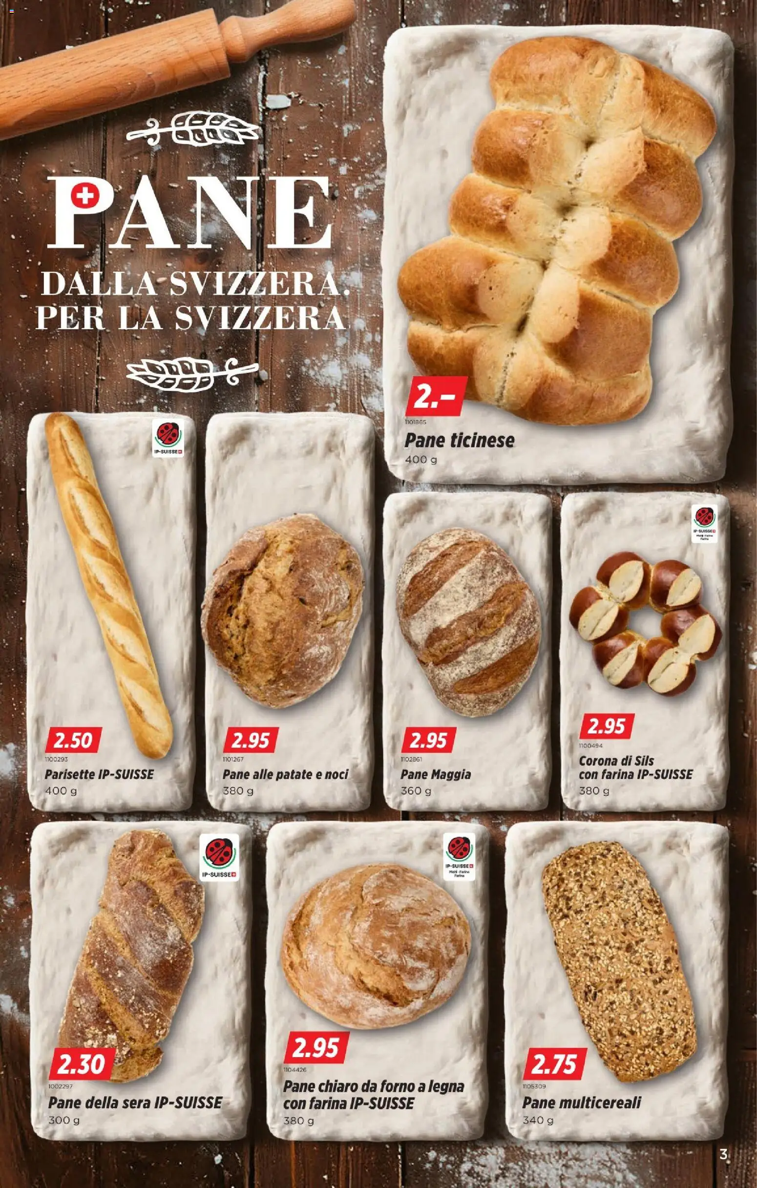 Denner aktionen IT – gültig ab 20.08.2026 | Seite: 3 | Produkte: Pane, Baguette