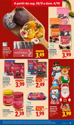 Pré-visualização FAVORINA Bolinhas de Chocolate de Leite, FAVORINA Bolinhas de Chocolate de Leite Emb. 150 g 1 kg = 13.27 nº212560 válido de 28/09/2026 | Página: 21 | Produtos: Especiarias, Bolinhas de chocolate, Chocolate, Creme