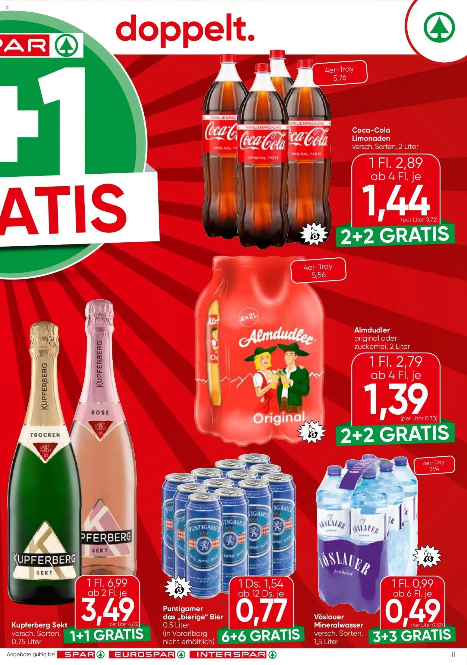 Spar - Flugblatt gültig ab 10.09.2026 | Seite: 11