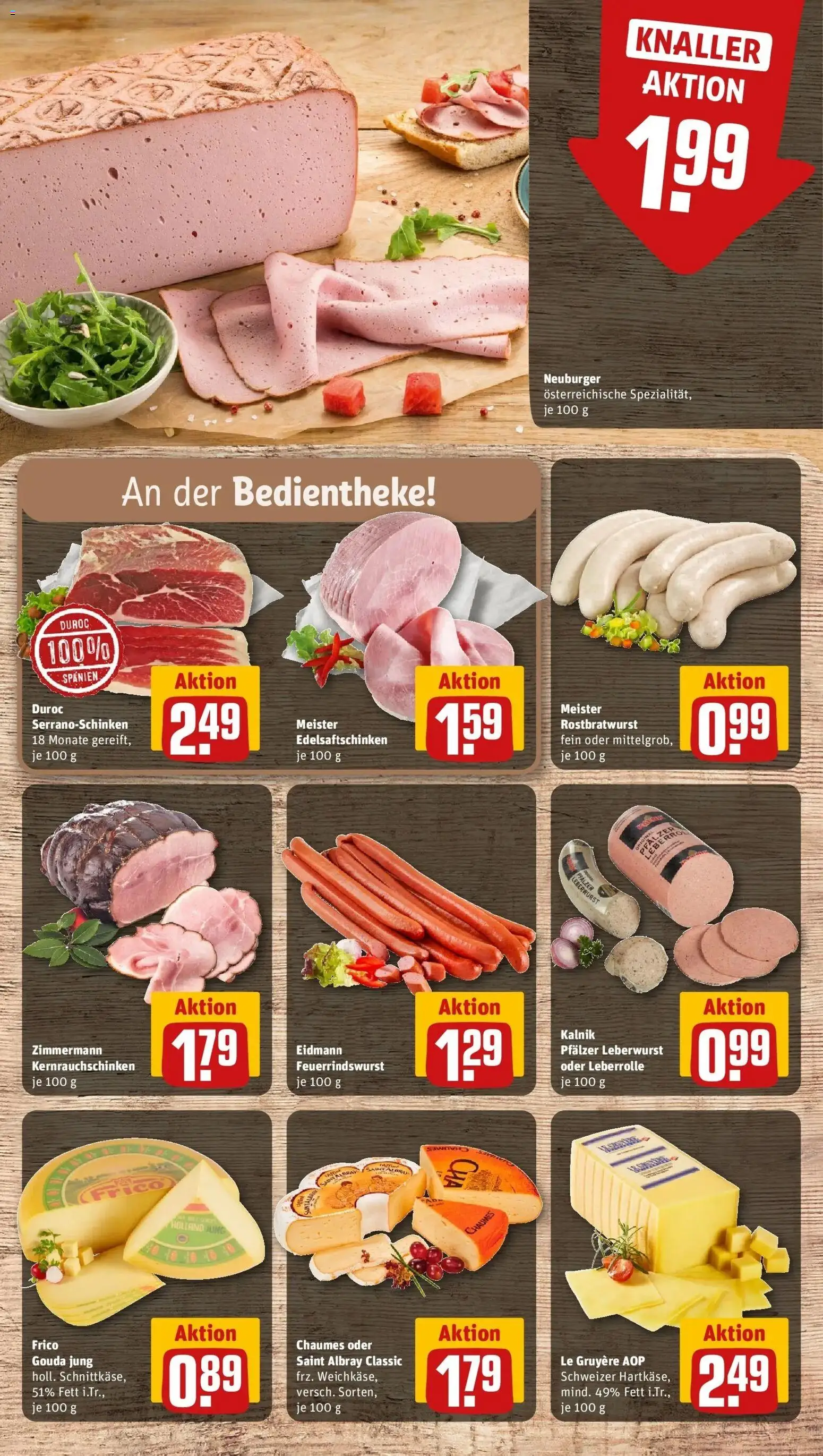 Rewe Prospekt Florstadt / Nieder-Florstadt – gültig ab 08.06.2026 | Seite: 9 | Produkte: Gouda
