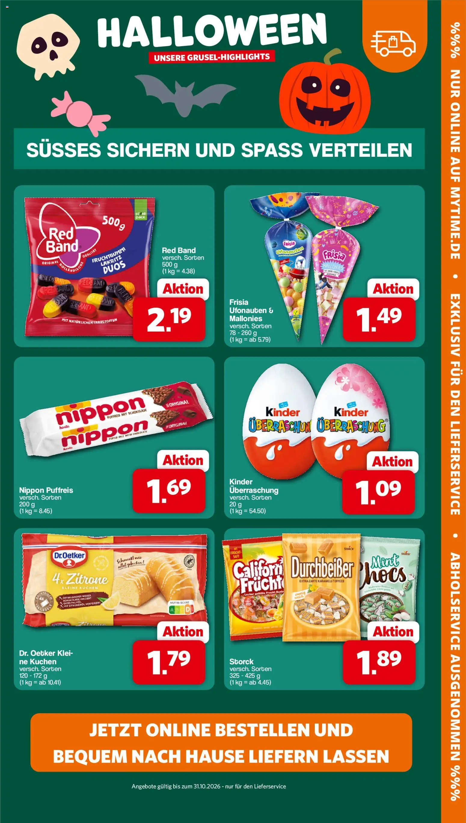 Famila Nordwest Prospekt – gültig ab 26.10.2026 | Seite: 45 | Produkte: Schokolade, Zitrone, Kuchen, Eis