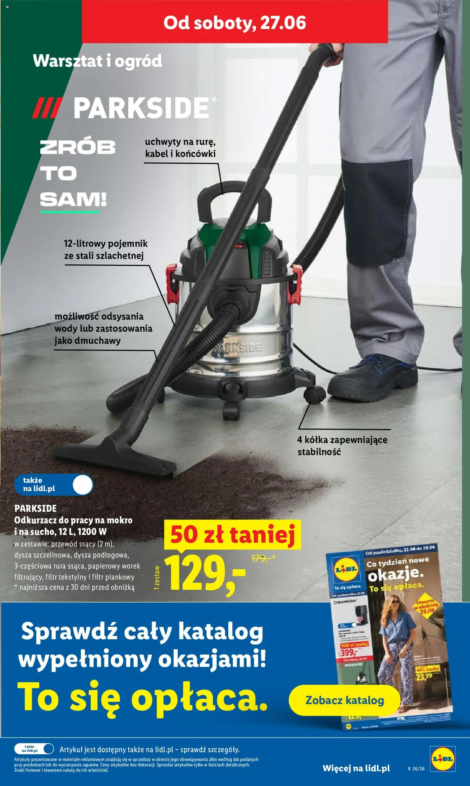 Lidl Polsko leták od 25.06.2026 | Strana: 33 | Produkty: Parkside, Kabel