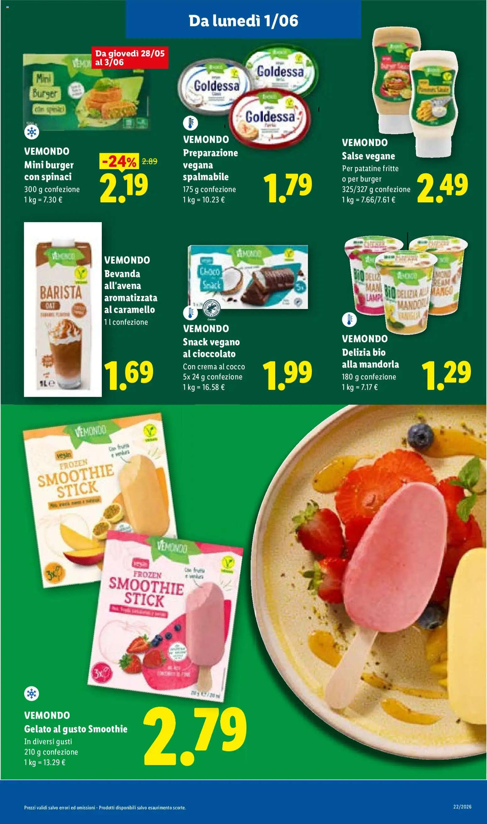 Volantino Lidl del 28.05.2026 | Pagina: 47 | Prodotti: Crema, Patatine, Gelato, Spinaci
