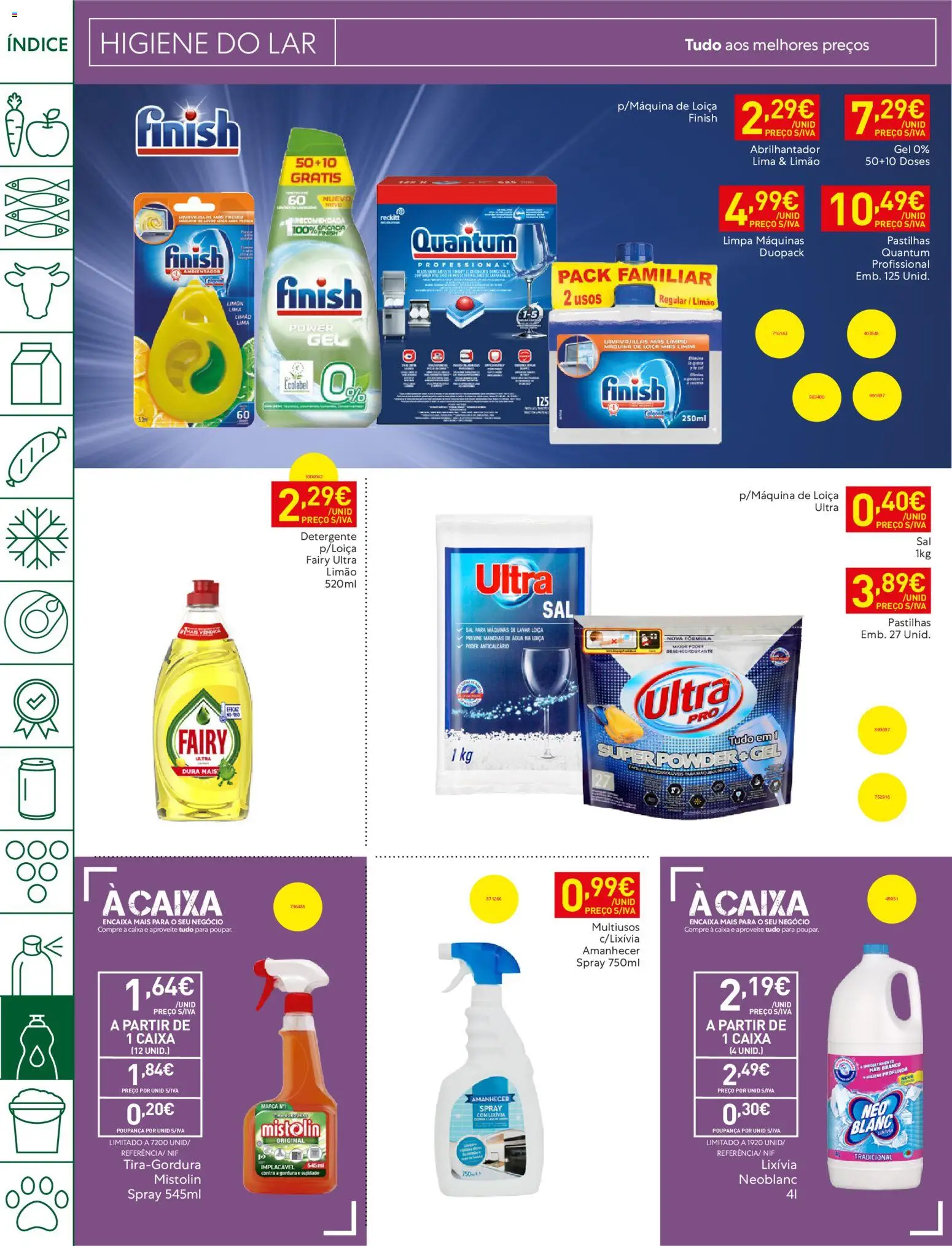 Recheio folheto Madeira │ válido de 07/07/2026 | Página: 40 | Produtos: Agua, Abrilhantador, Detergente, Caixa