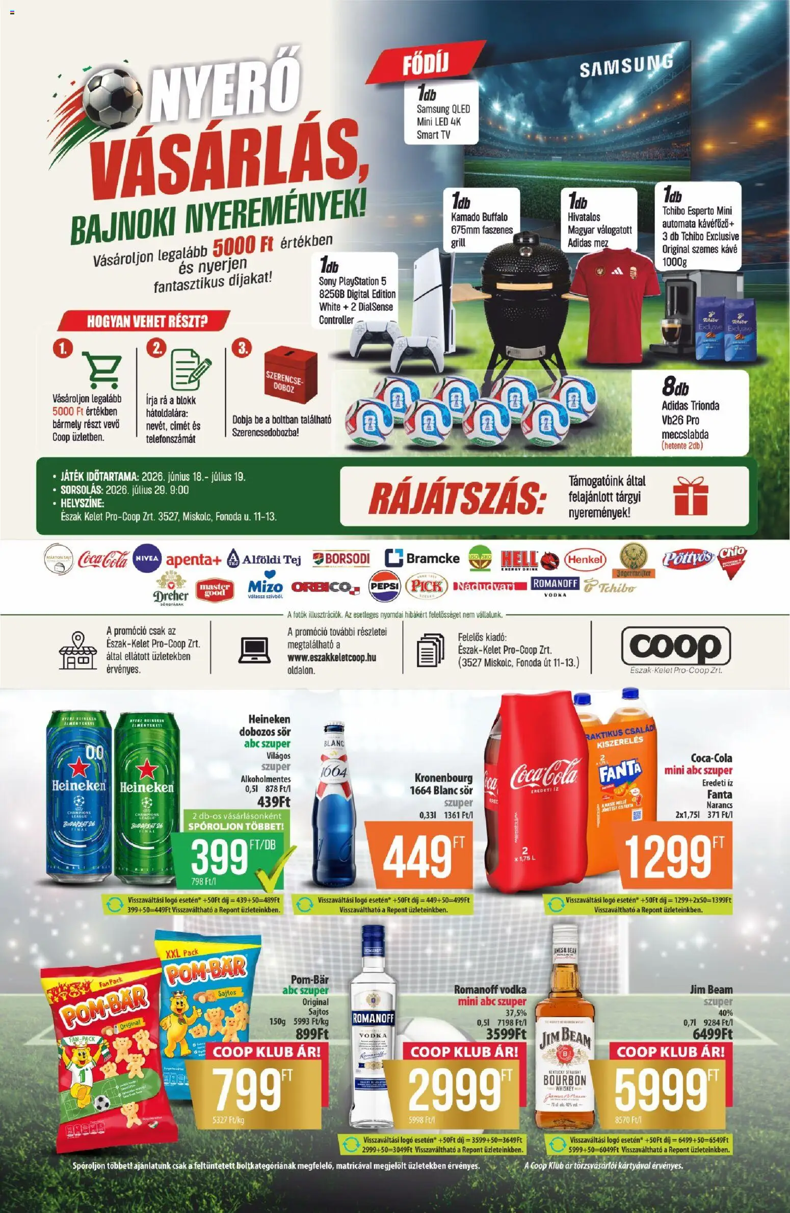 COOP akciós ujság - amely érvényes a következő dátumtól: 18.06.2026 | Oldal: 3