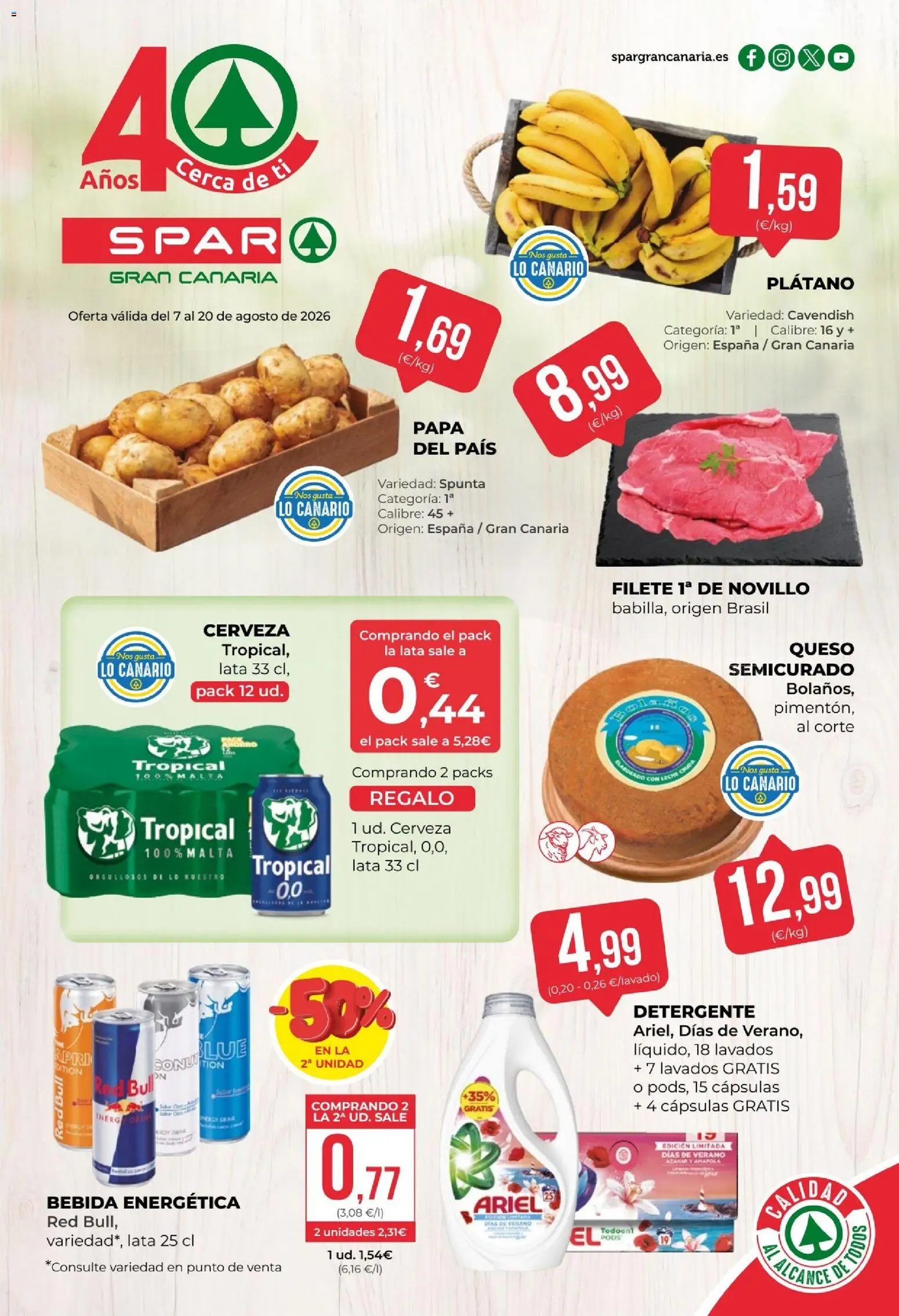 Spar folleto │ válido desde el 07/08/2026 | Página: 1