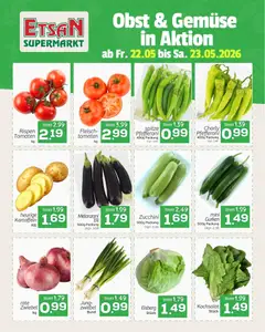 ETSAN Obst & Gemüse ab 22.05.2026 gültig