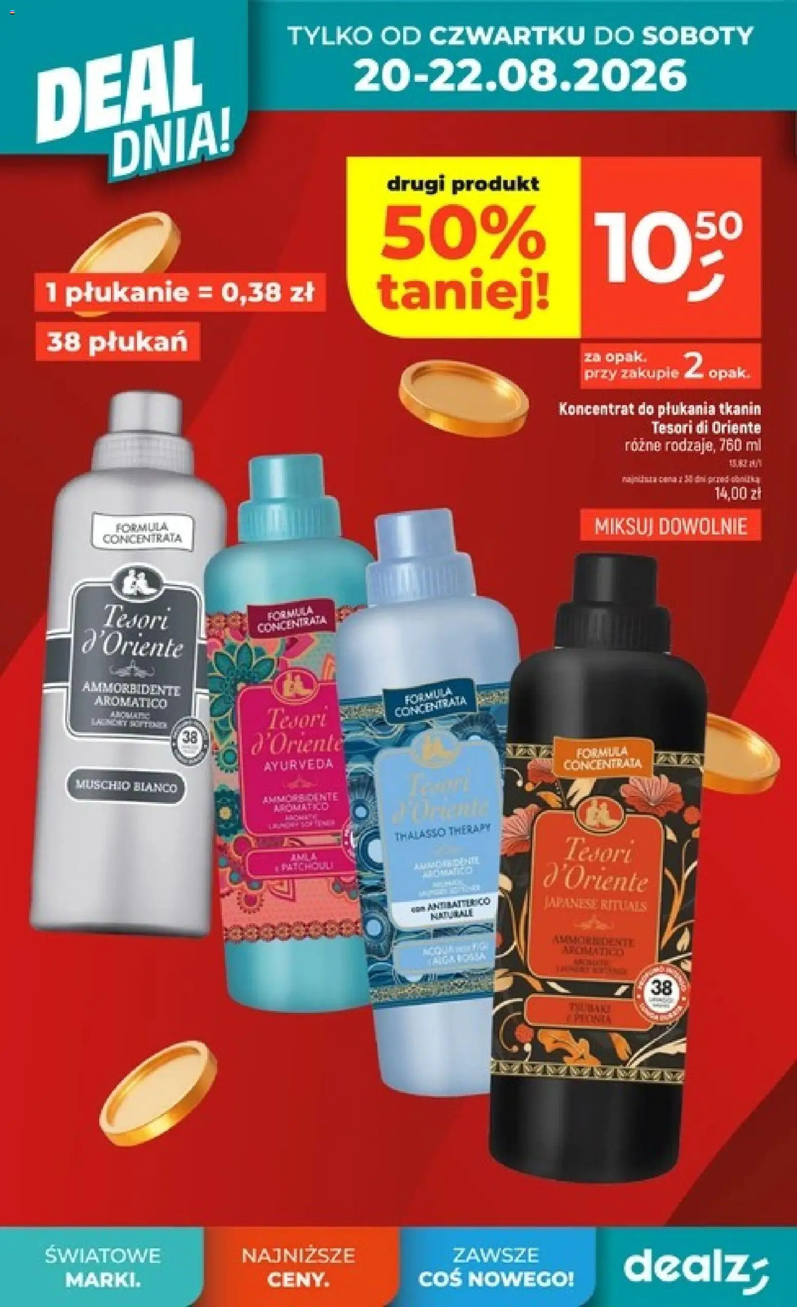 Dealz gazetka od 20.08.2026 | Strona: 2 | Produkty: Tesori d'oriente
