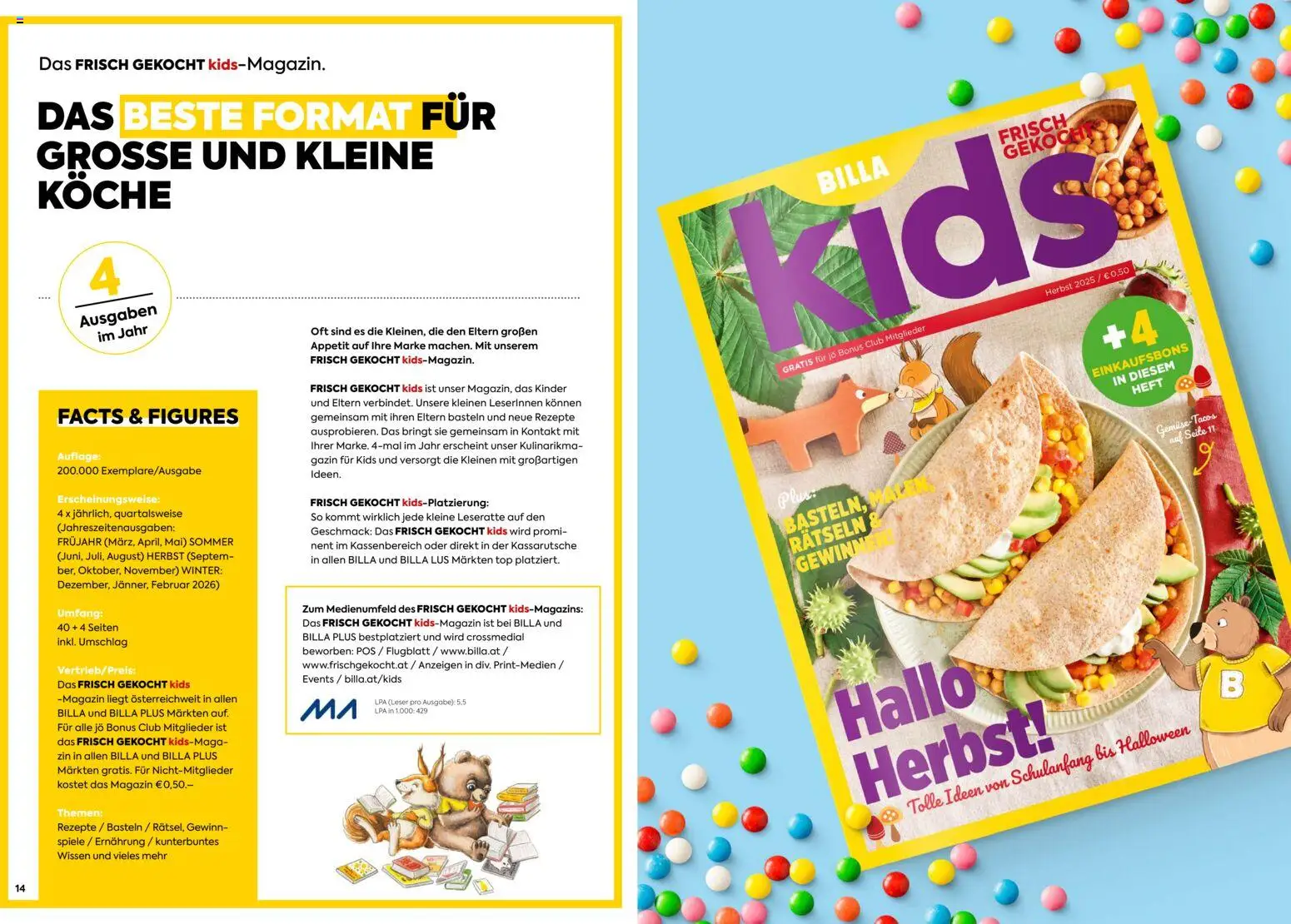 Billa - Mediadaten 2026 gültig ab 15.01.2026 | Seite: 8 | Produkte: Magazin
