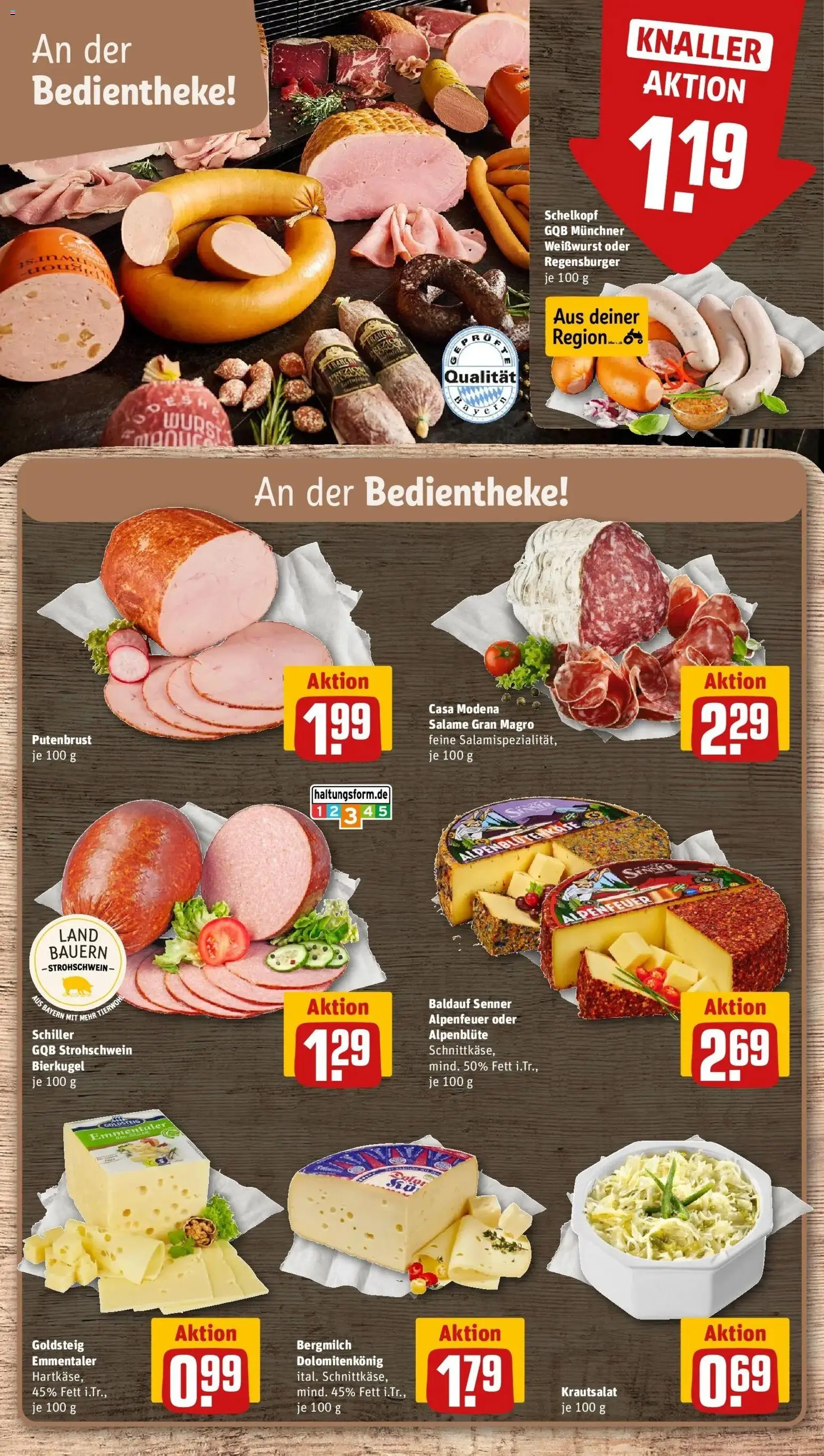 REWE Prospekt ab 03.08.2026 zum Blättern » Angebote | Seite: 11 | Produkte: Putenbrust, Weißwurst, Wurst