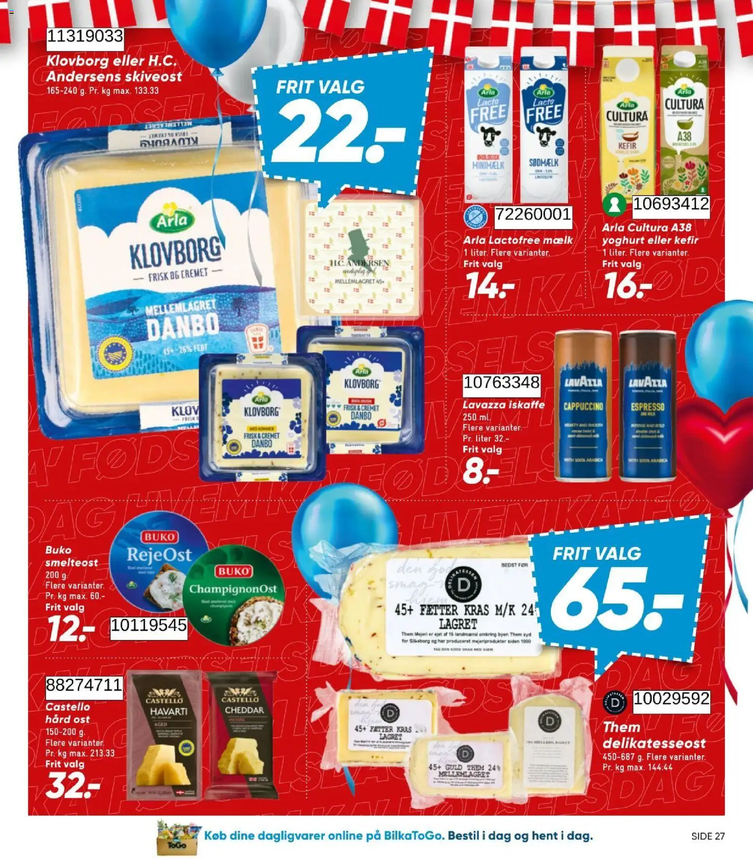 Bilka tilbudsavis – gyldig fra 21/08/2026 | Side: 35 | Produkter: Dagligvarer, Mælk, Yoghurt, Cheddar