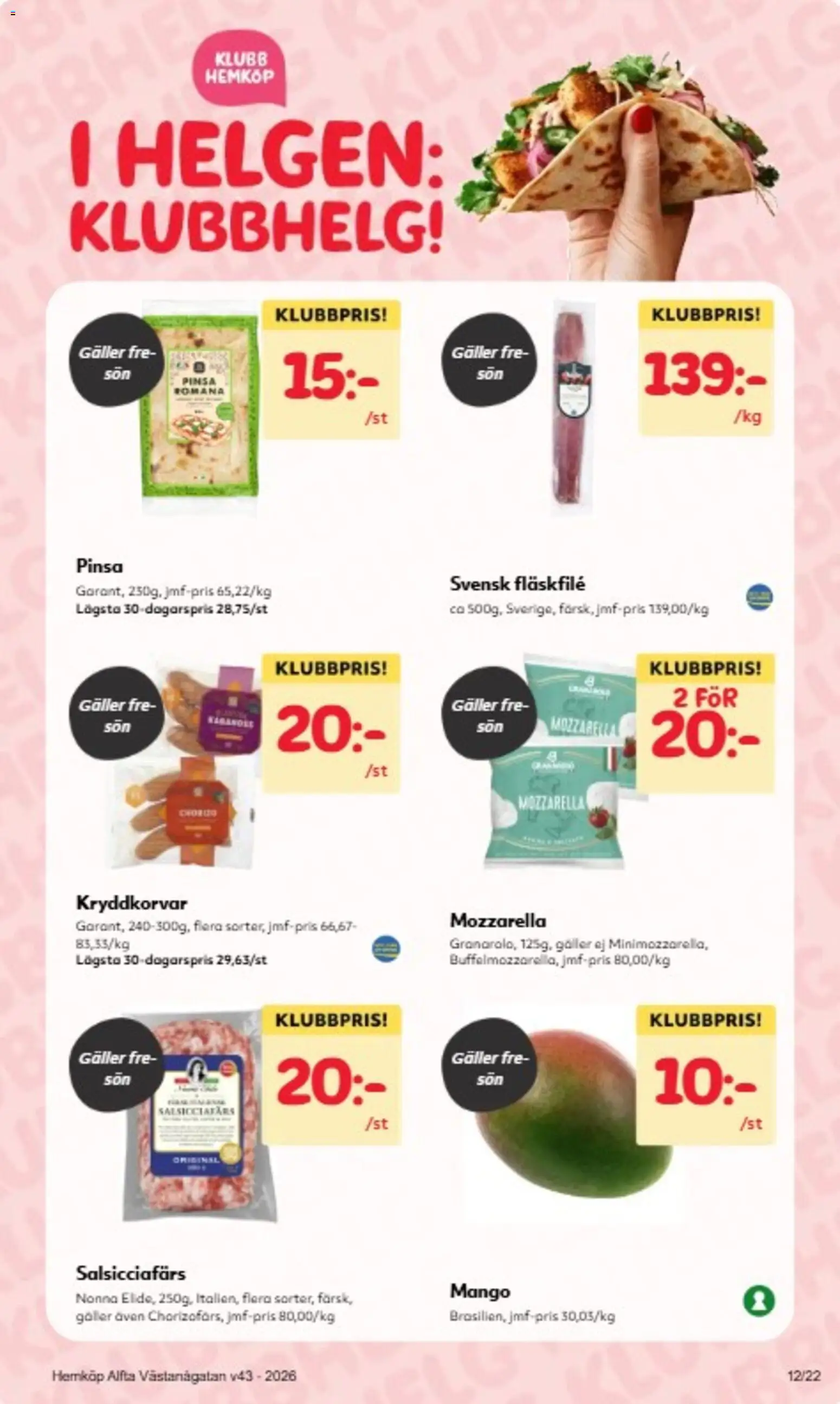 Hemköp reklamblad aktuell från 19/10/2026 | Sida: 12