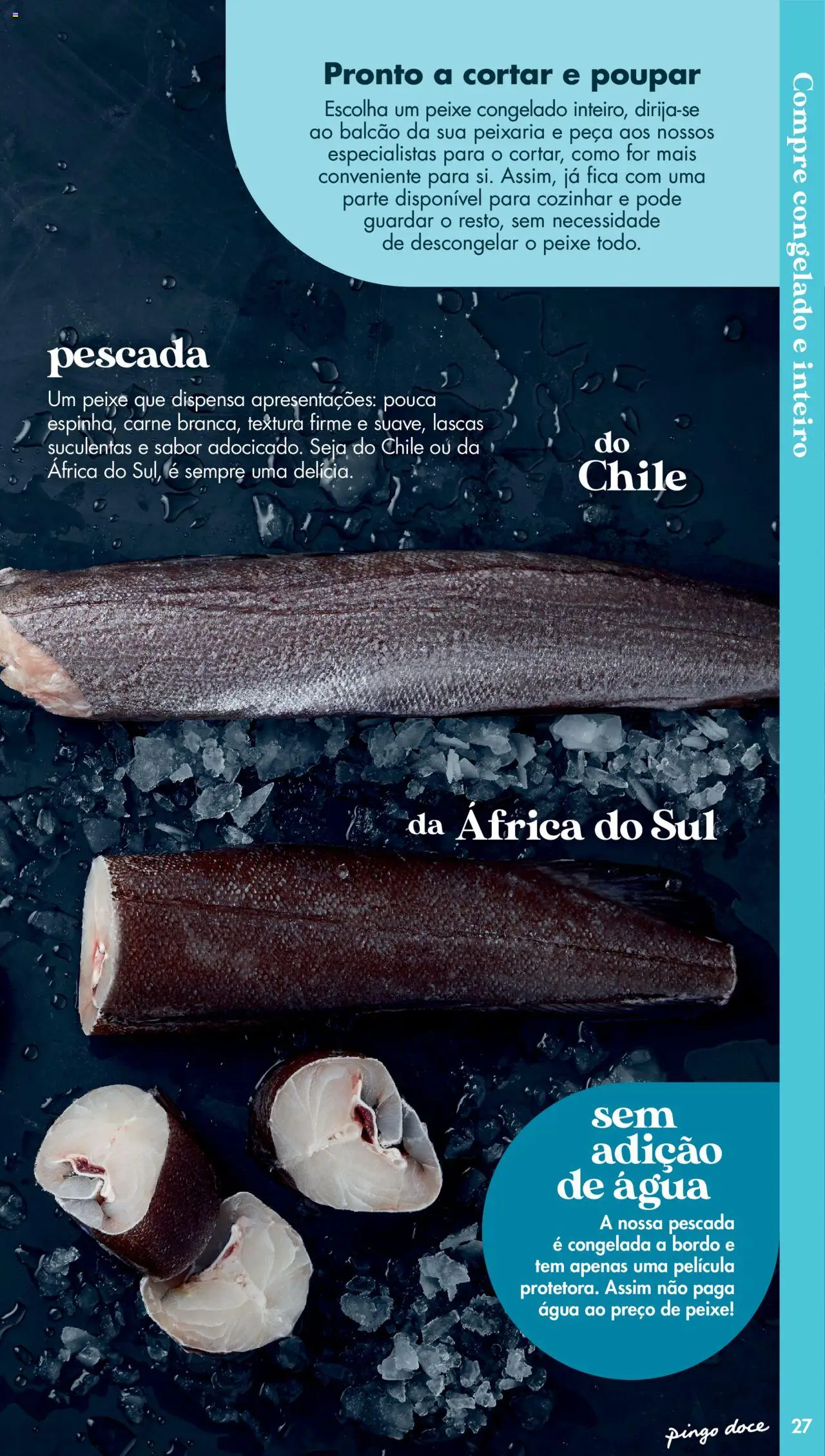 Pingo Doce - Catálogo Peixaria │ válido de 20/05/2025 | Página: 27 | Produtos: Agua, Pescada, Peixe, Carne