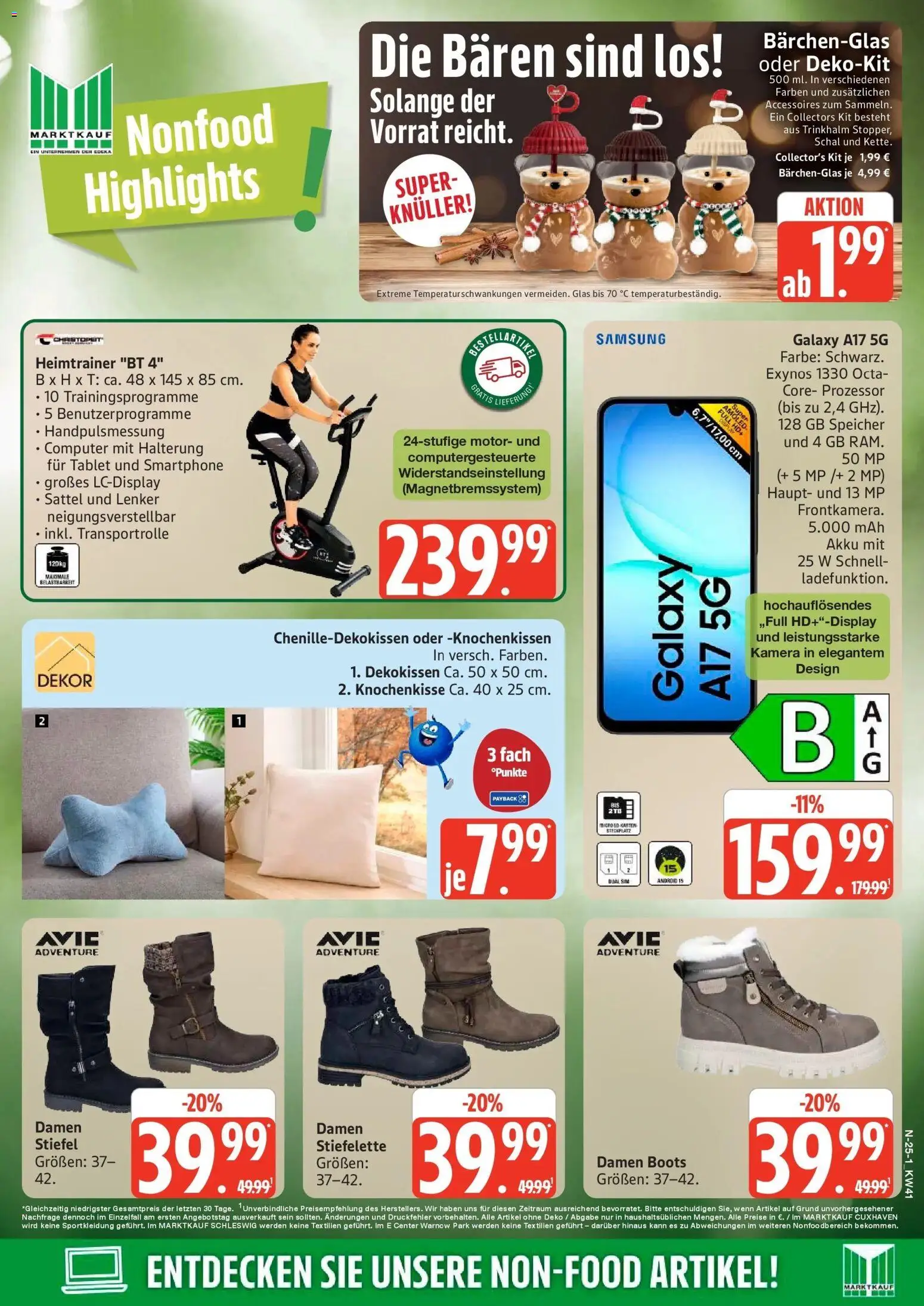 Marktkauf Prospekt Buxtehude (ab 05.10.2026) » Angebote online | Seite: 25 | Produkte: Samsung, Stiefel, Schal, Computer