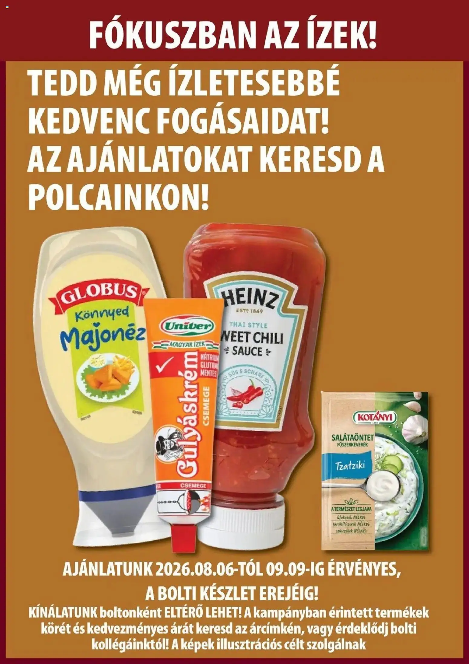 COOP Szolnok akciós újság Debrecen - 2026.08.17. -tól/töl > akció, lapozható szórólap 🛍️ | Oldal: 6 | Termékek: Chili, Csemege, Univer, Majonéz
