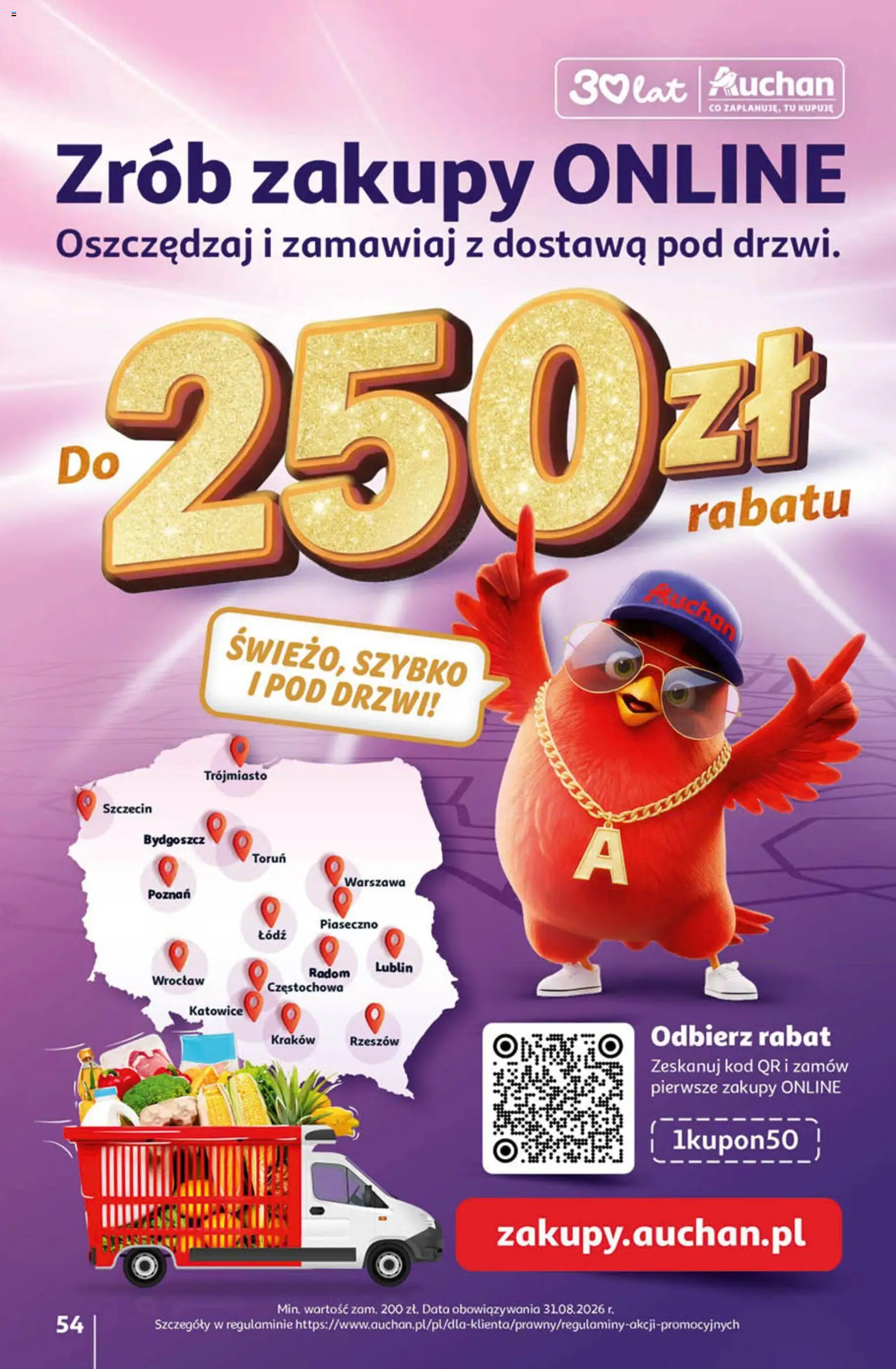 Auchan gazetka - 30 Lat Hipermarket od 14.05.2026 | Strona: 54