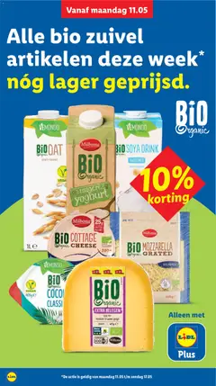 Bio Organic magere yoghurt, Organic low-fat yogurt. - Voorbeeld van een folder van Lidl, geldig van 11.05.2026 | Pagina: 13