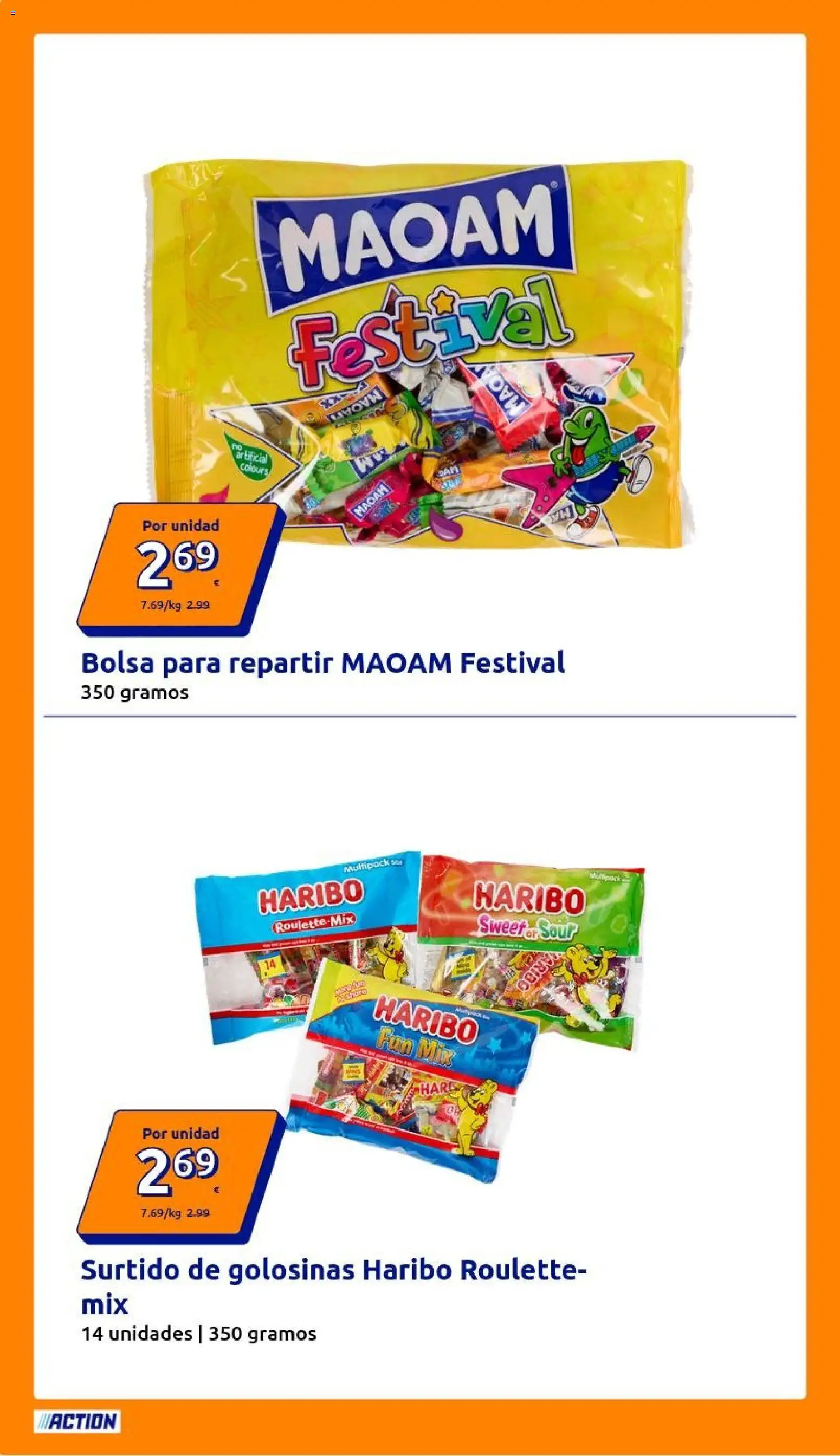 Action folleto │ válido desde el 19/08/2026 | Página: 16 | Productos: Golosinas, Bolsa
