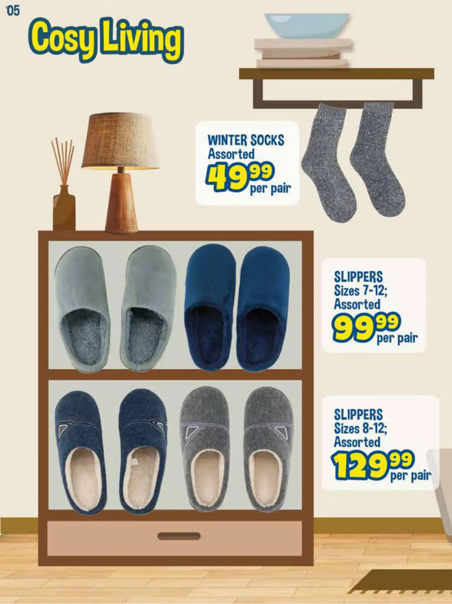 New Crazy Store catalogue – valid from 08.06.2026 | Page: 6 | Products: Socks, Slippers