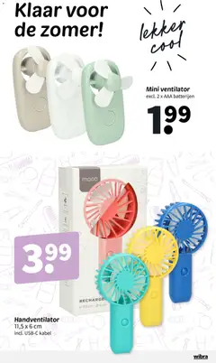 Wibra folder / publicité - Voorbeeld van een folder van Wibra, geldig van 11.05.2026 | Pagina: 9 | Producten: Kabel, Ventilator, Batterijen