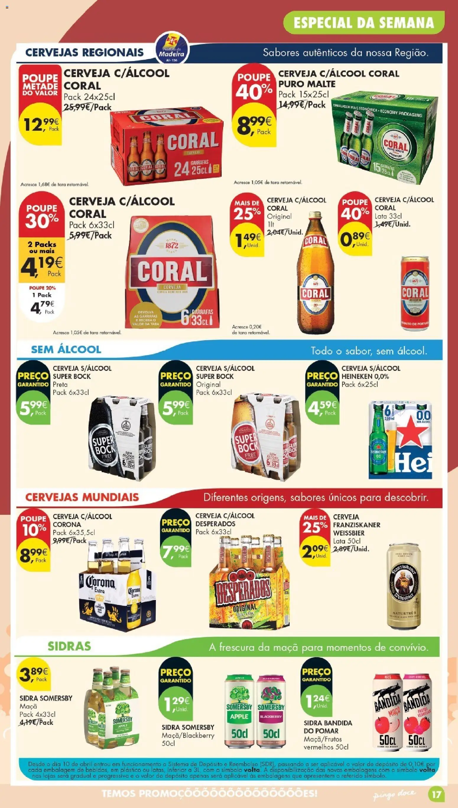 Pingo Doce Poupe Esta Semana Lojas Grandes │ válido de 29/09/2026 | Página: 17 | Produtos: Sidra, Maça, Somersby, Álcool