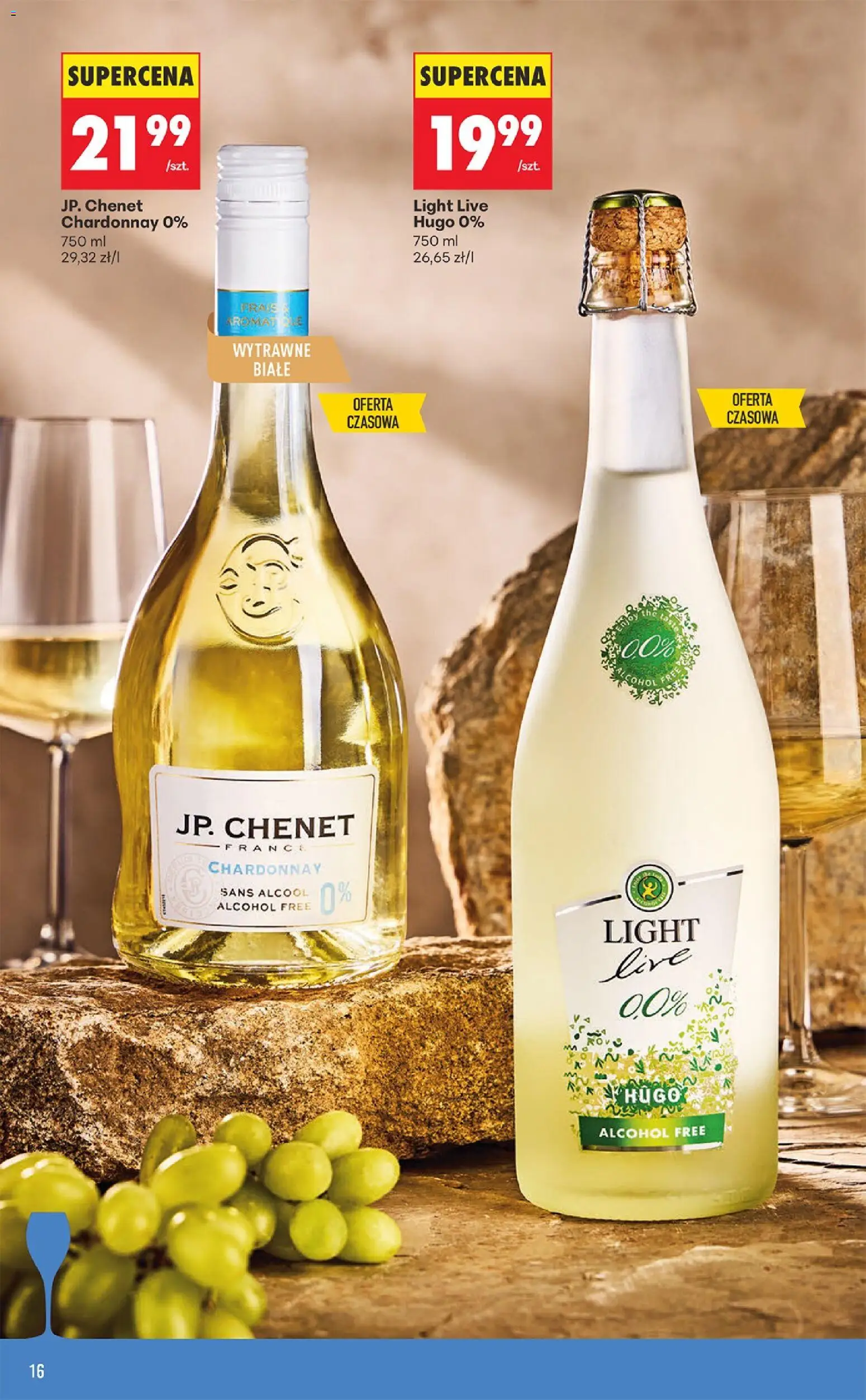 Biedronka gazetka - Czas na toast od 07.09.2026 | Strona: 16 | Produkty: Chardonnay