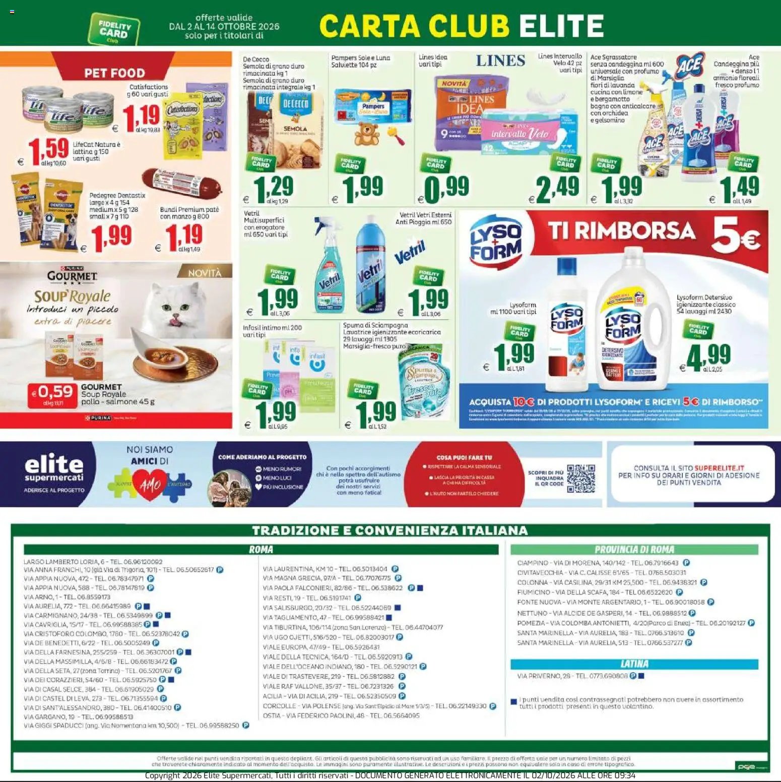 Volantino Elite Supermercati del 02/10/2026 | Pagina: 20