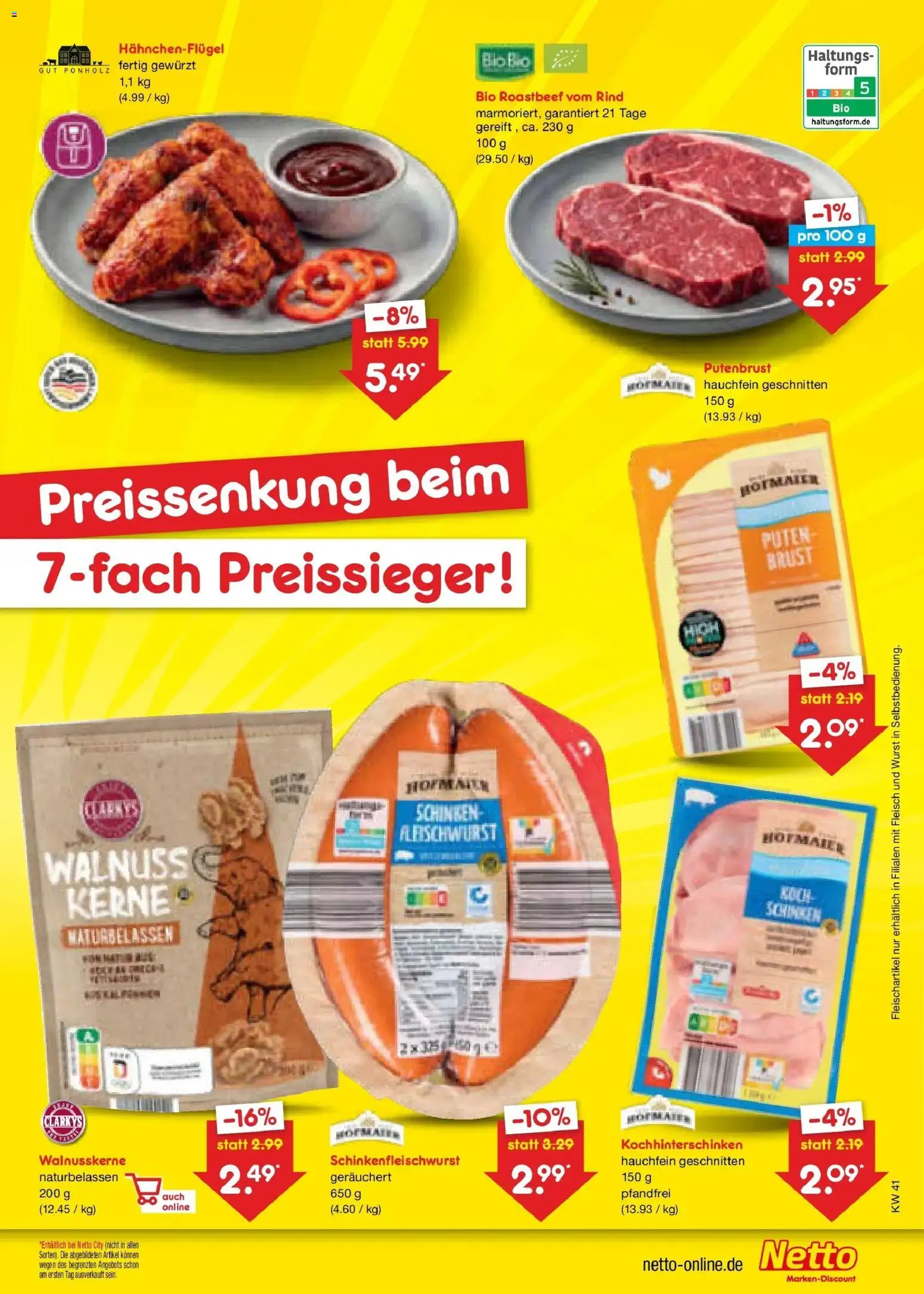 Netto Marken-Discount Prospekt Hannover – gültig ab 05.10.2026 | Seite: 23 | Produkte: Putenbrust, Roastbeef, Wurst, Schinken