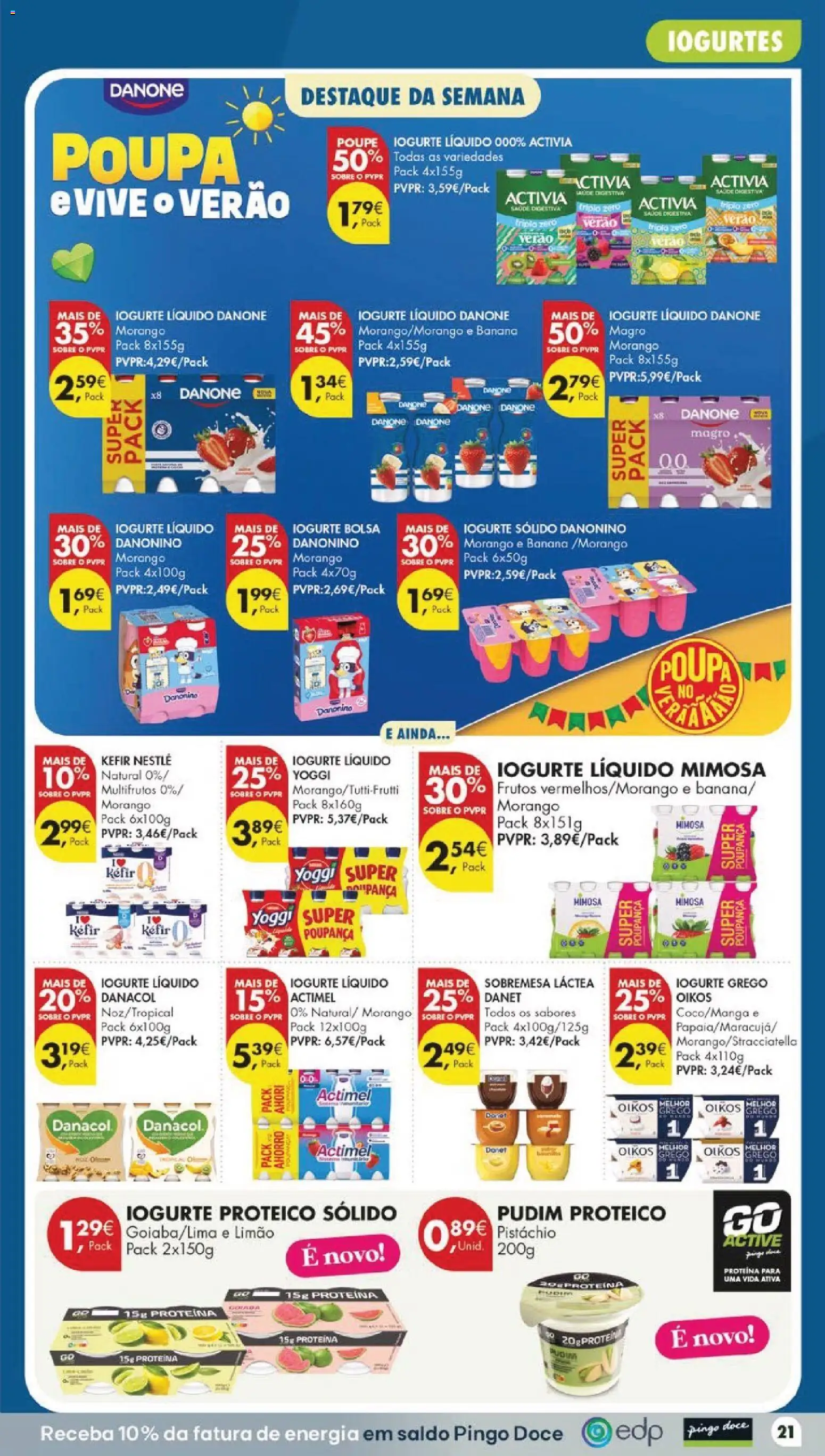 Pingo Doce folheto │ válido de 11/08/2026 | Página: 25 | Produtos: Sobremesa, Kefir nestlé, Kefir, Iogurte grego