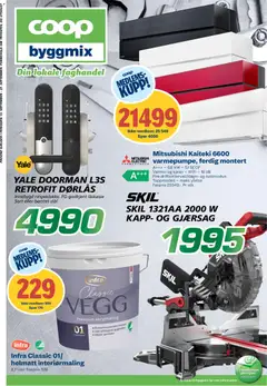 Forhåndsvisning av Coop Byggmix kundeavis gyldig fra 14/09/2026