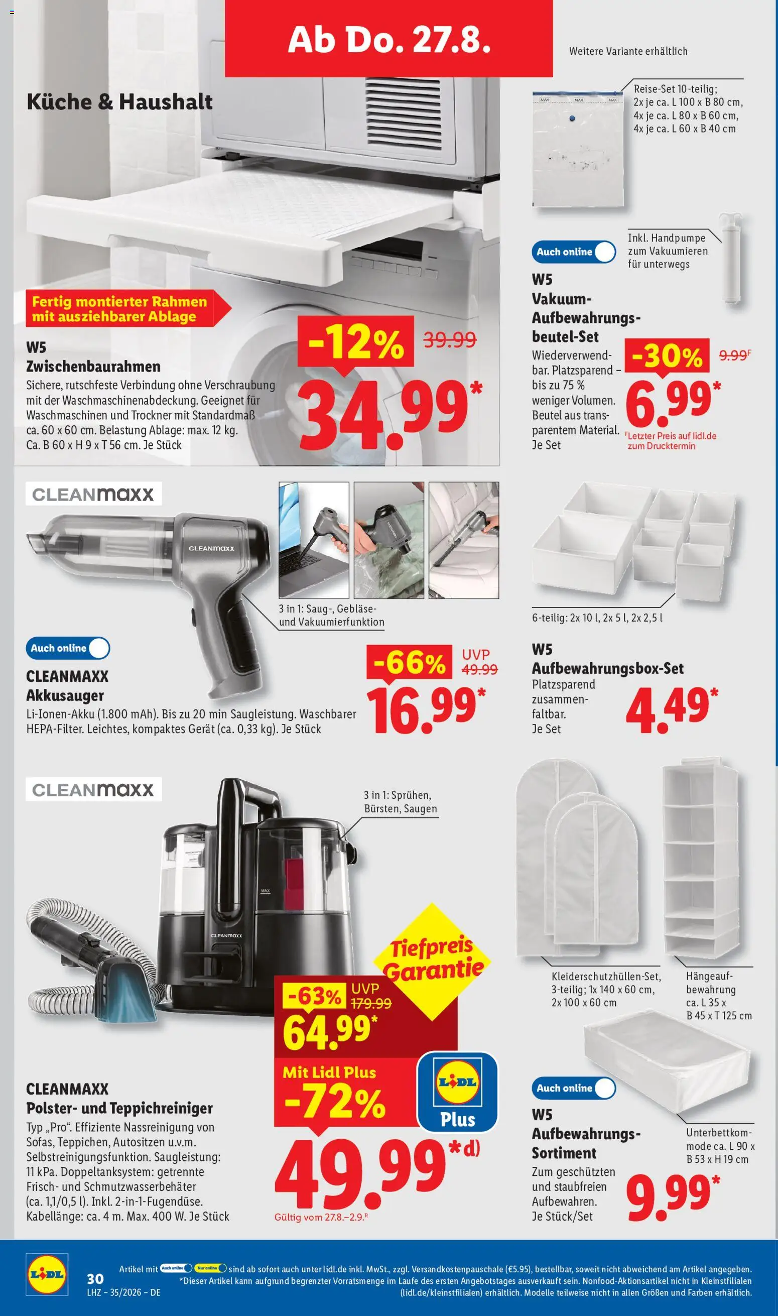 Lidl Prospekt – gültig ab 24.08.2026 | Seite: 26 | Produkte: Trockner, Küche